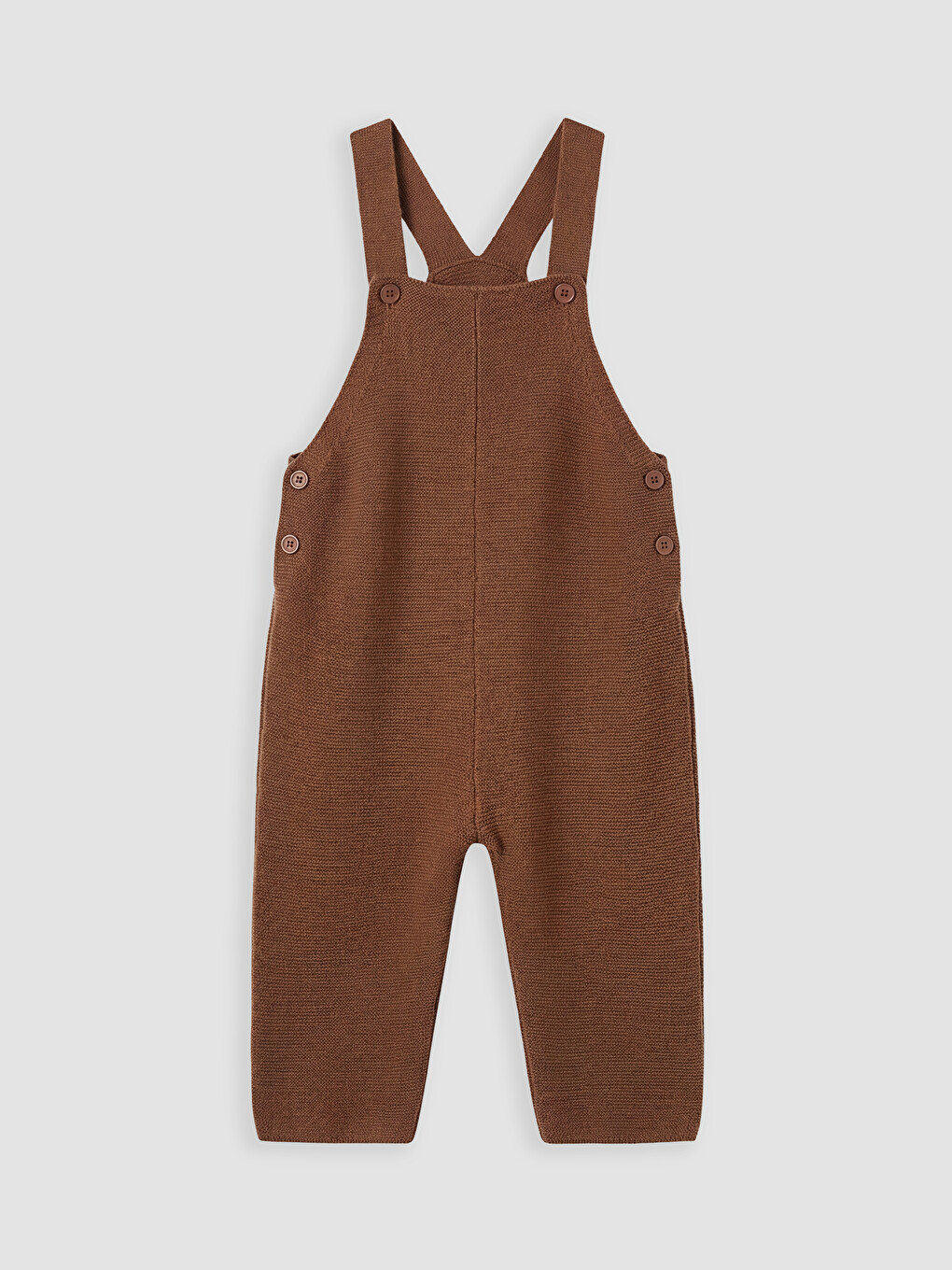 Striped Baby Boys' Knitwear Dungarees And T-shirt Set-1