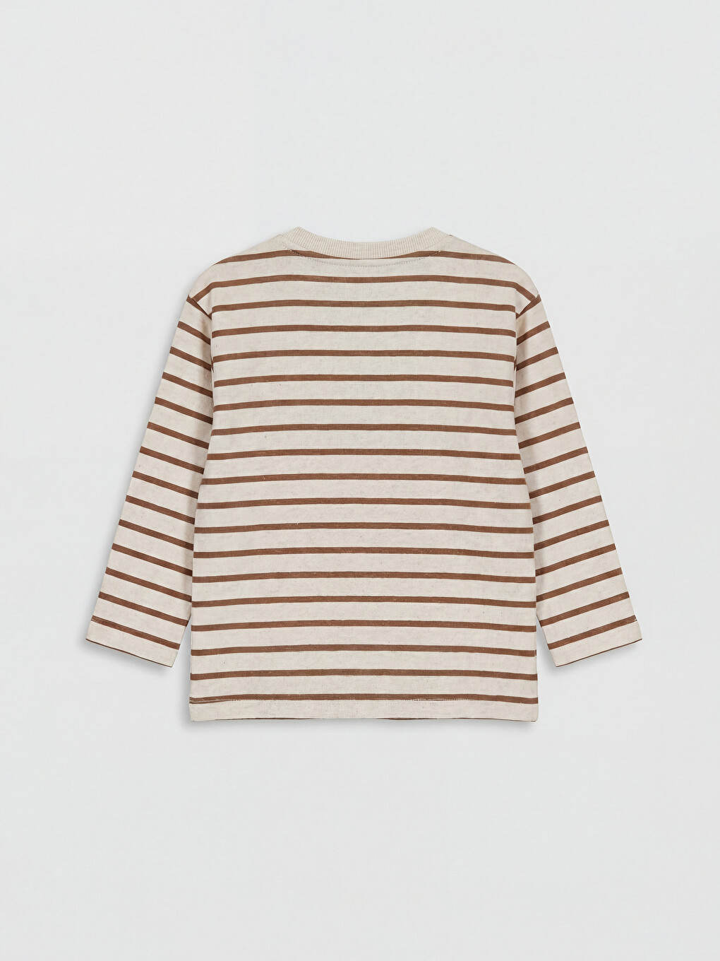 Striped Baby Boys' Knitwear Dungarees And T-shirt Set-4