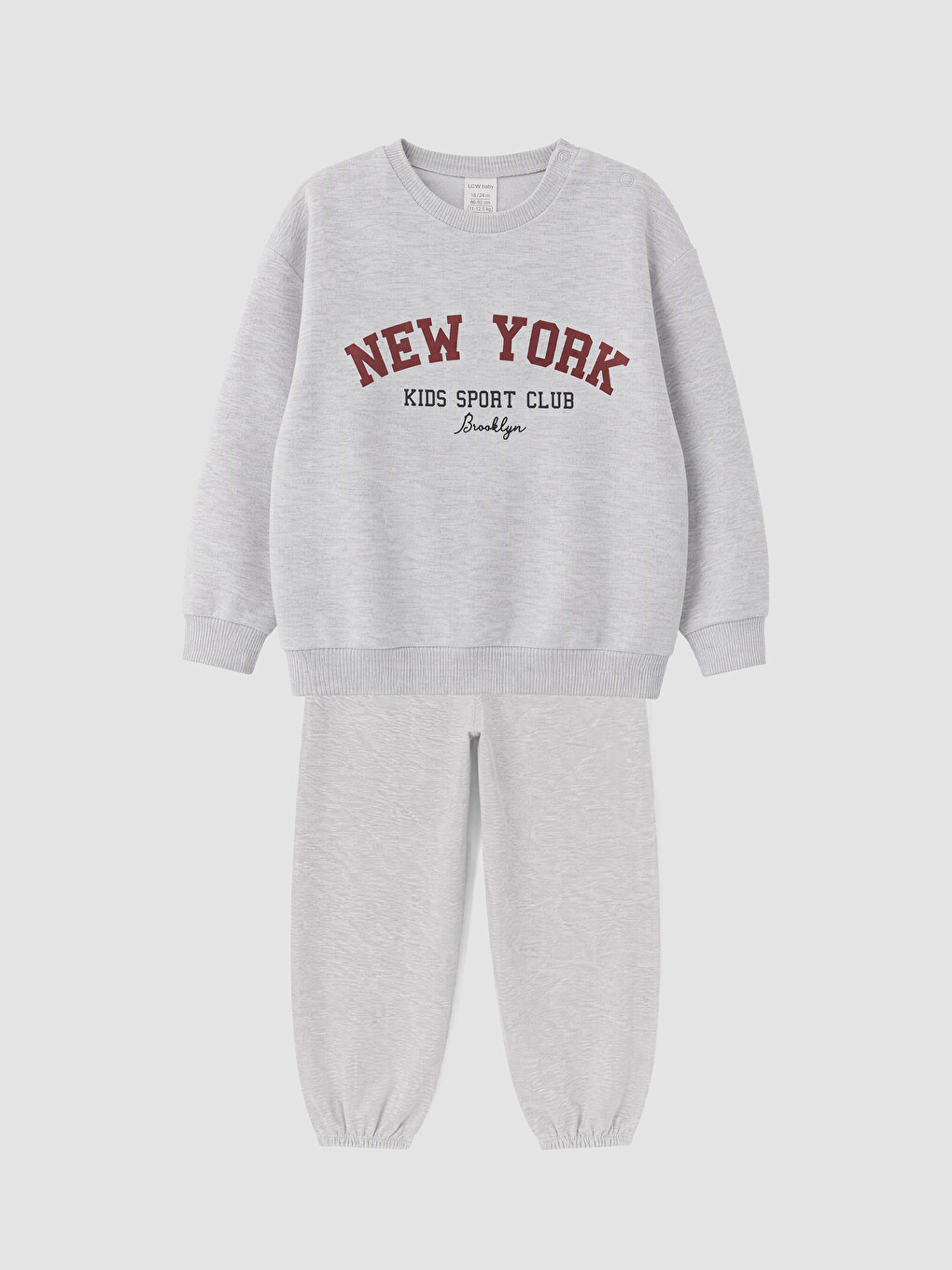 New York Printed Baby Boys' Tracksuit Set-2