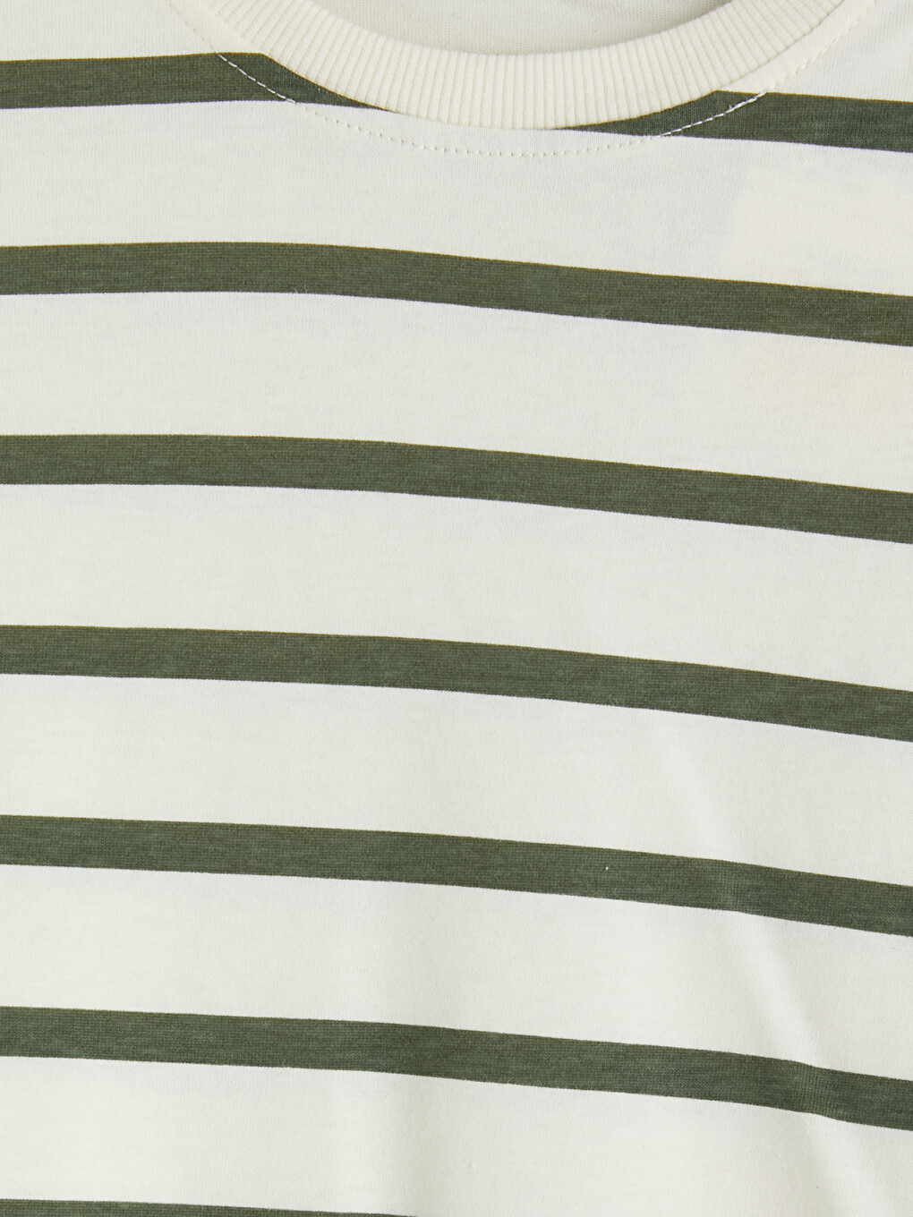 Crew Neck Striped Boys' T-shirt-1