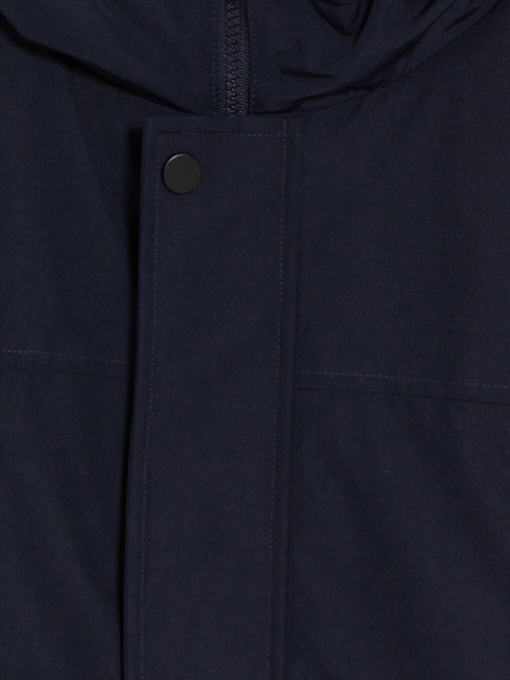 Regular Fit Kürklü Kapüşonlu Erkek Mont-4