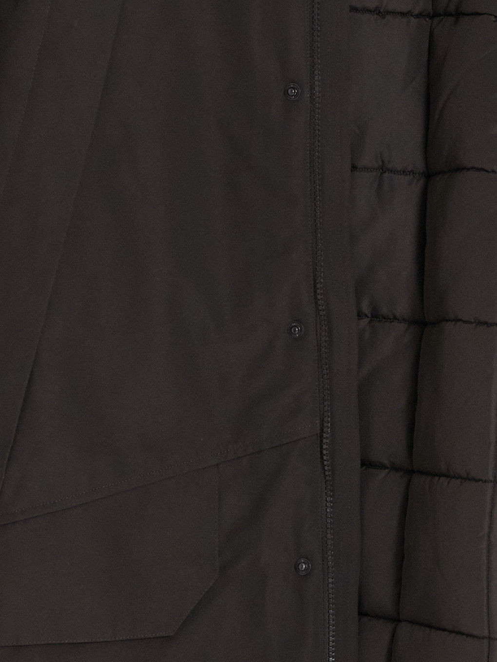 Regular Fit Kürk Yakalı Erkek Mont-6