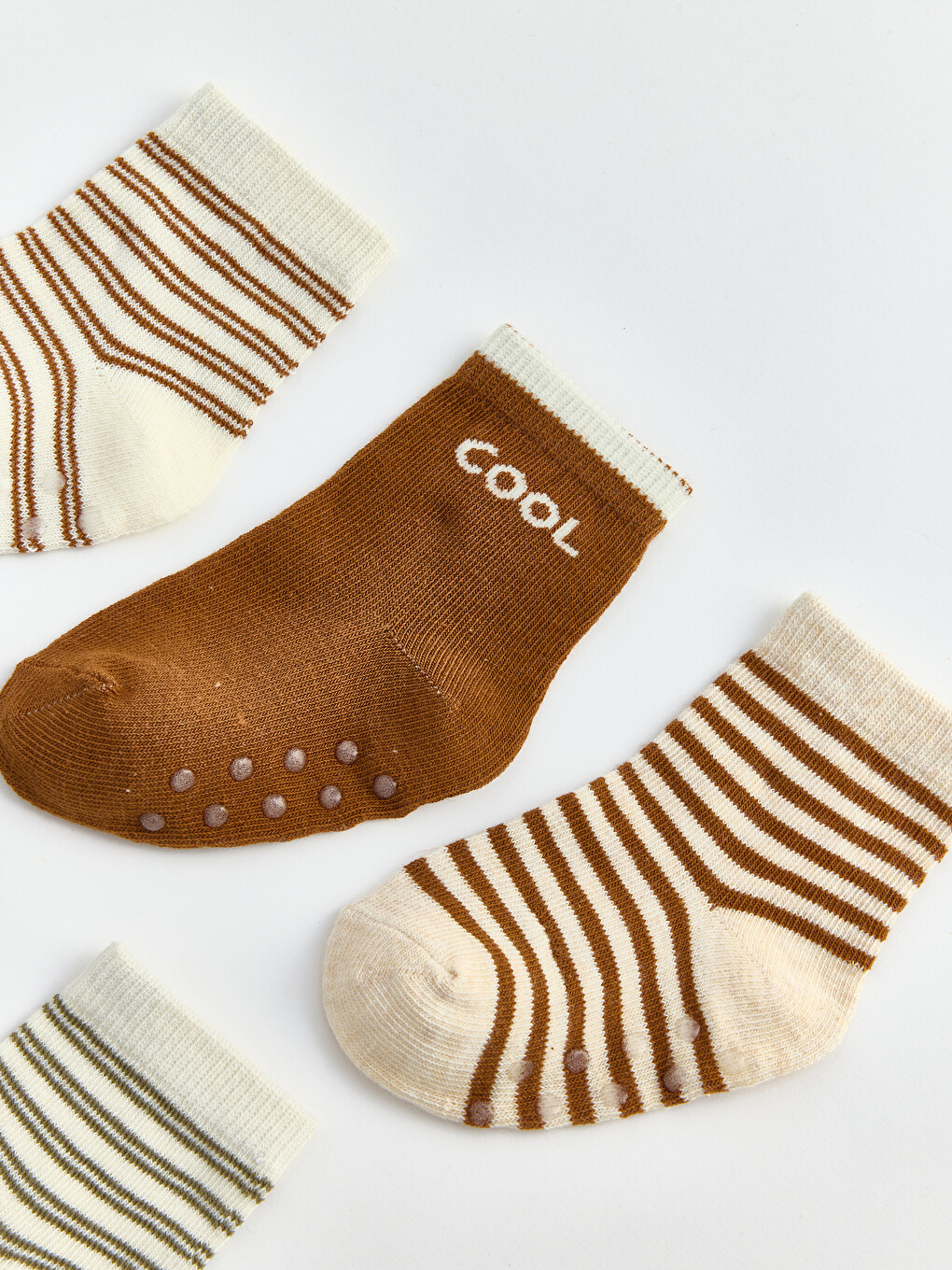 Patterned Baby Boys' Ankle Socks 5 Pack-1