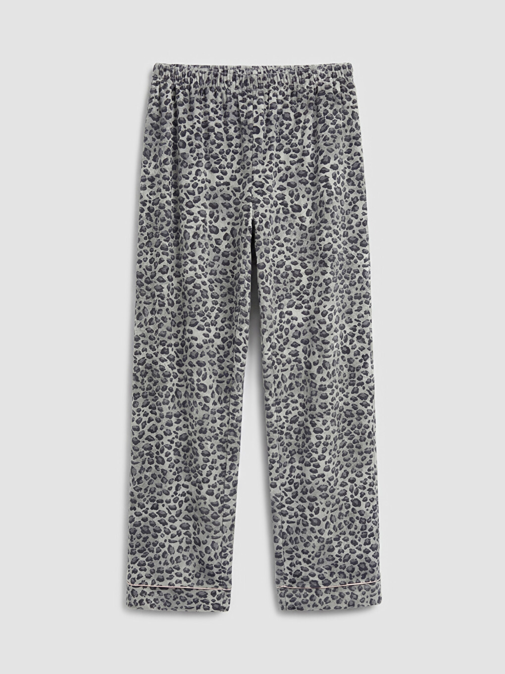 Set De Pijama Din Catifea Cu Imprimeu Leopard Pentru Femei-6