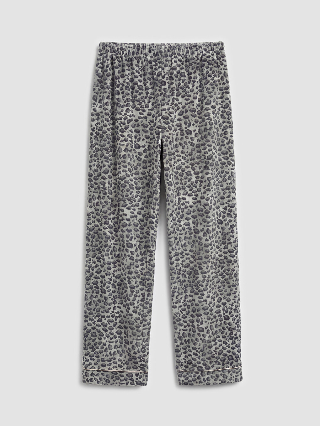 Set De Pijama Din Catifea Cu Imprimeu Leopard Pentru Femei-9