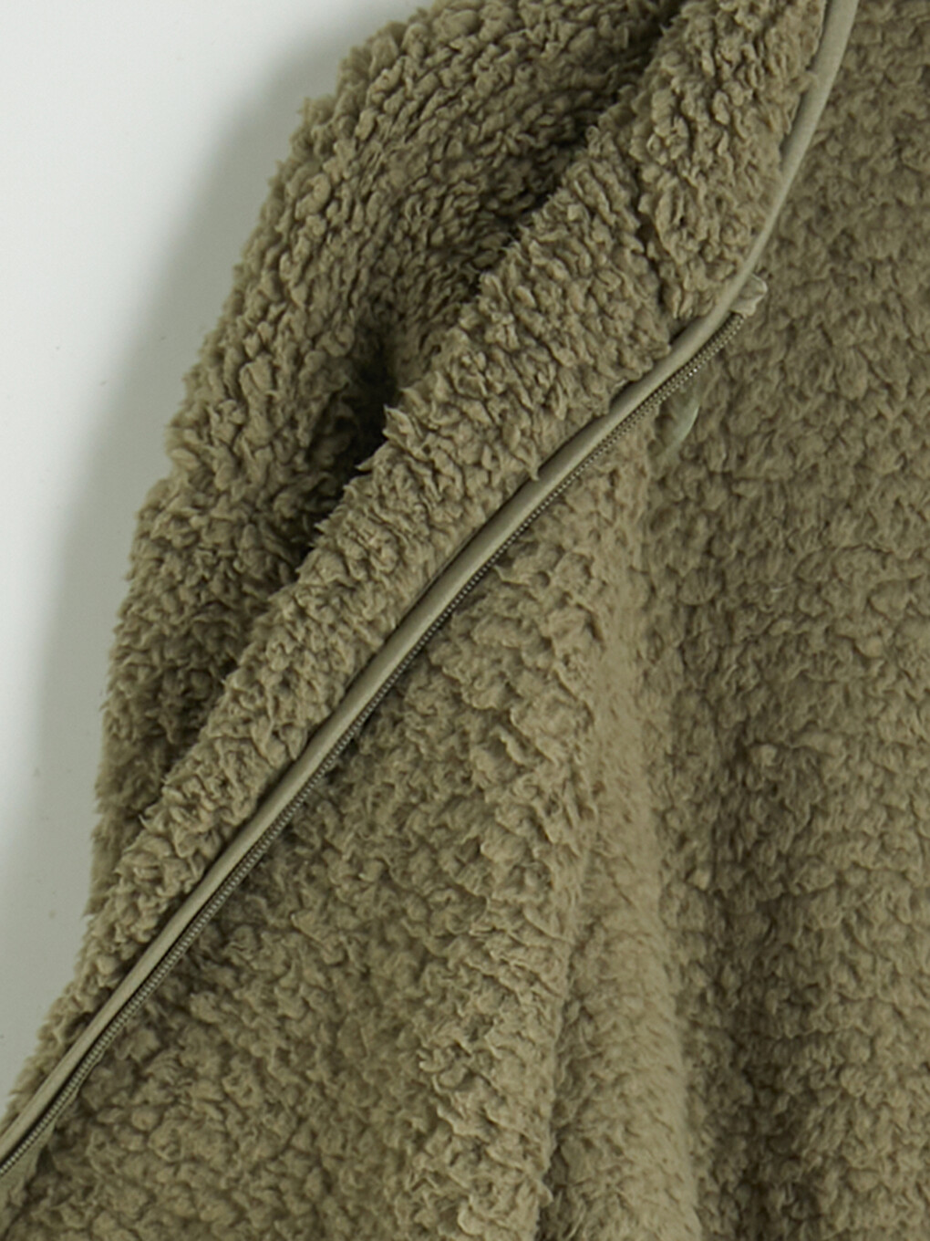 Mock Neck Women's Plush Cardigan-7