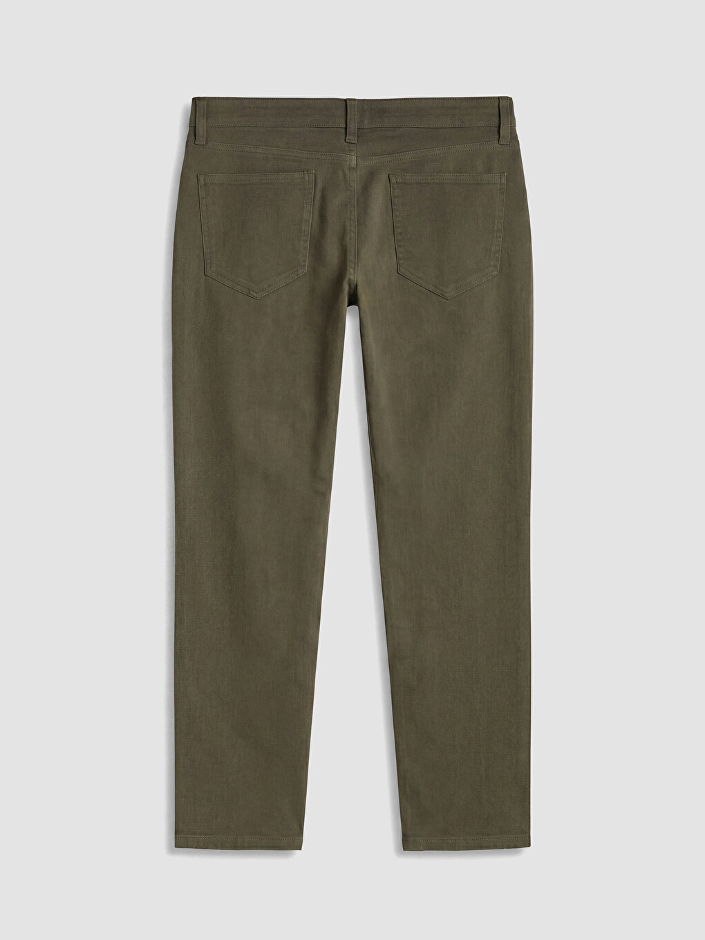 Haki Slim Fit Gabardin Erkek Chino Pantolon-5