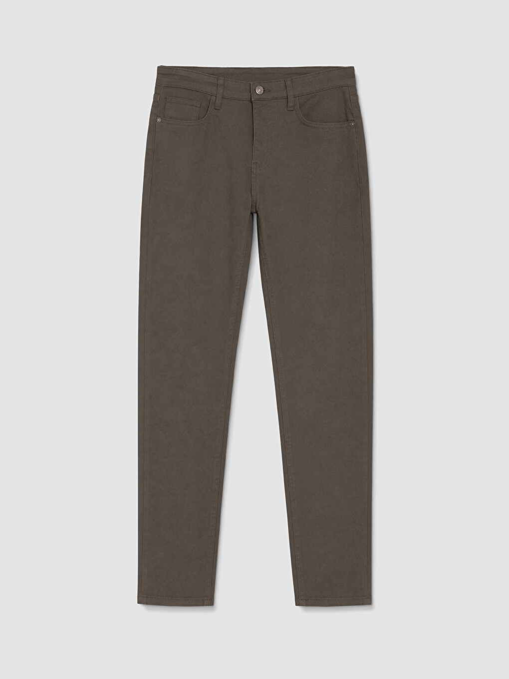 Slim Fit Gabardine Men's Chino Trousers