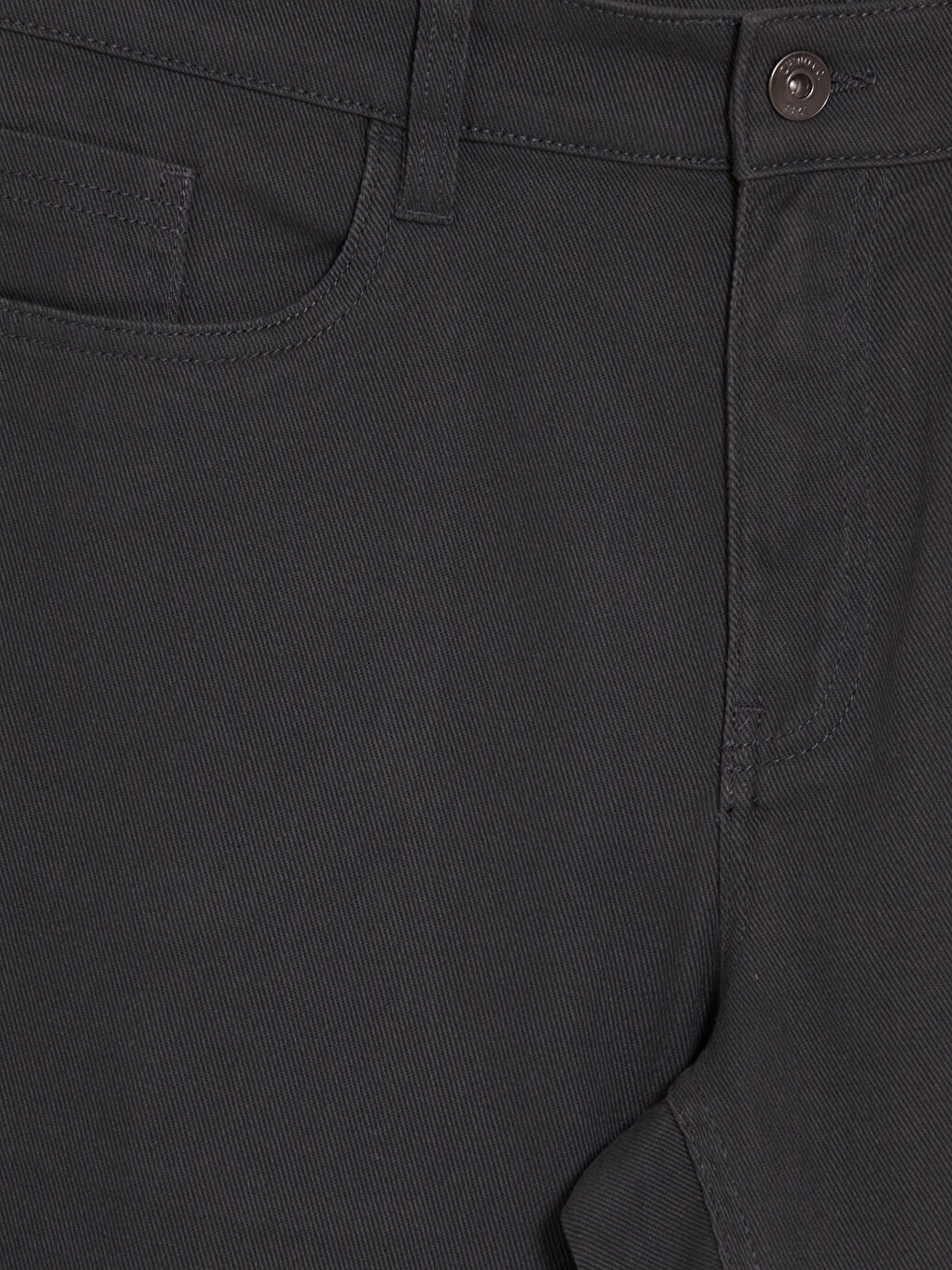 Antrasit Slim Fit Gabardin Erkek Chino Pantolon-1