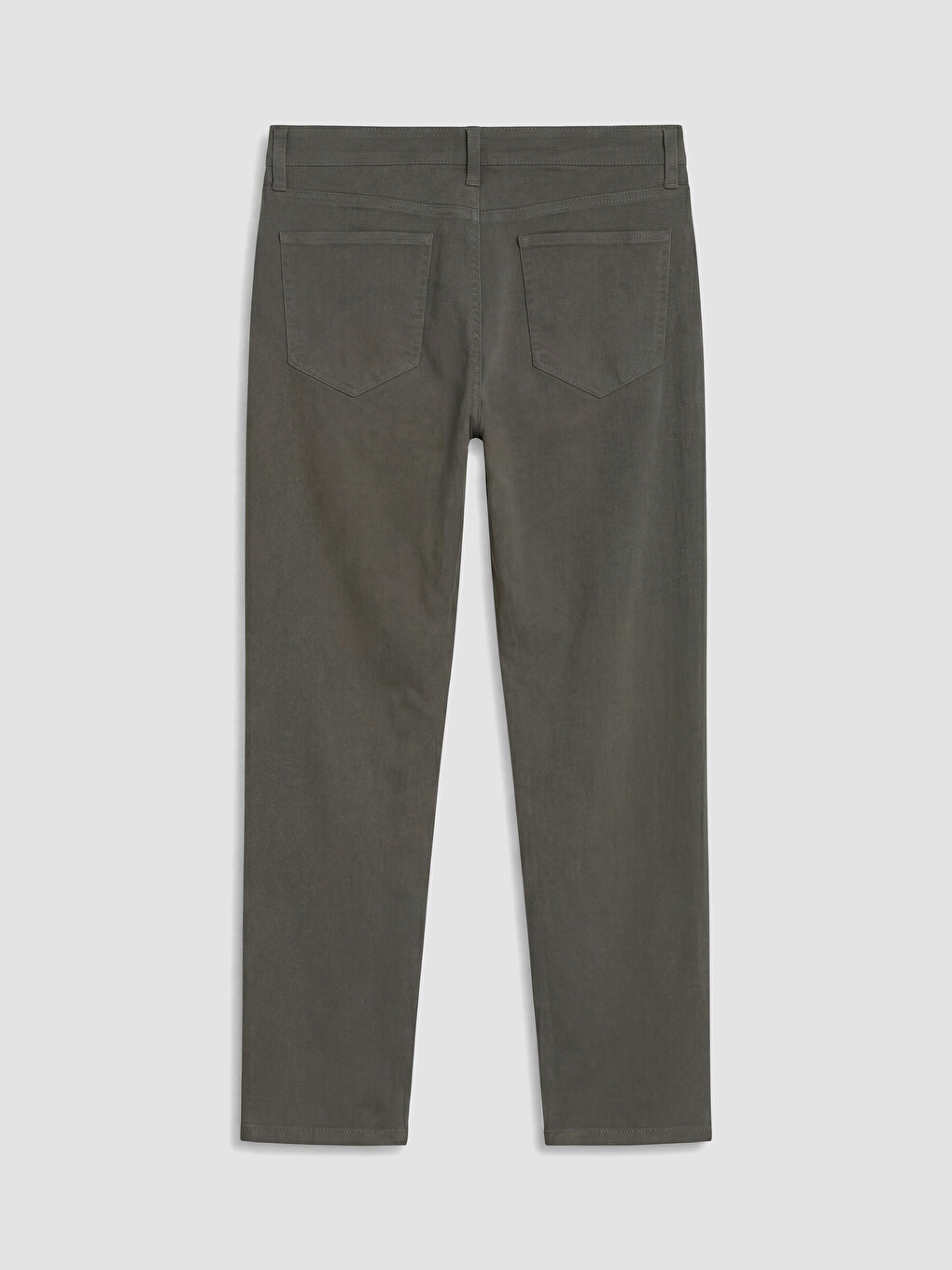 Haki Slim Fit Gabardin Erkek Chino Pantolon-4