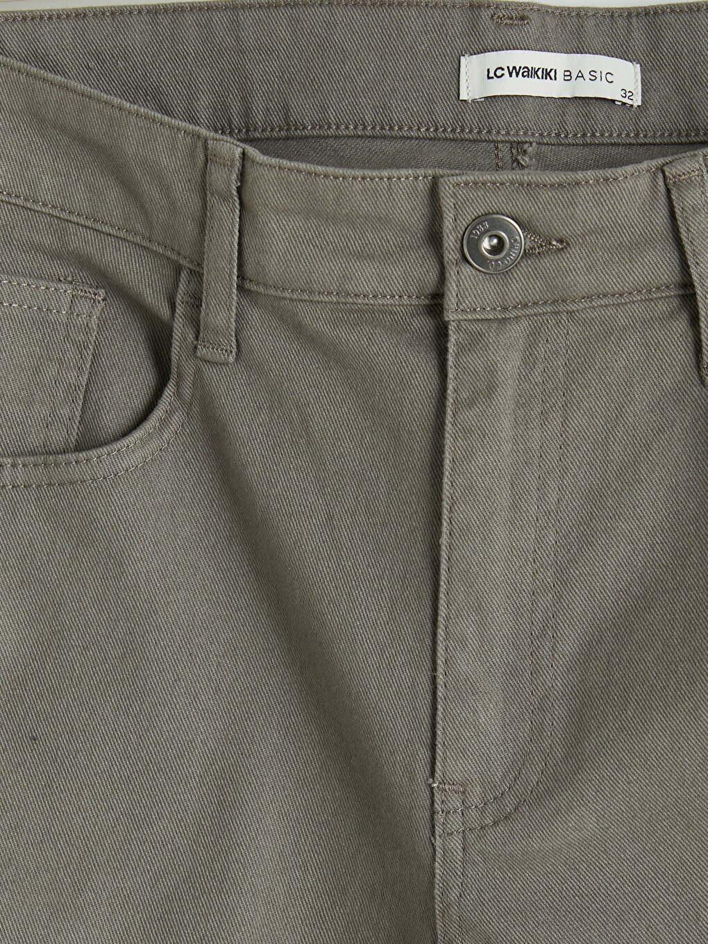 Haki Slim Fit Erkek Chino Pantolon-2