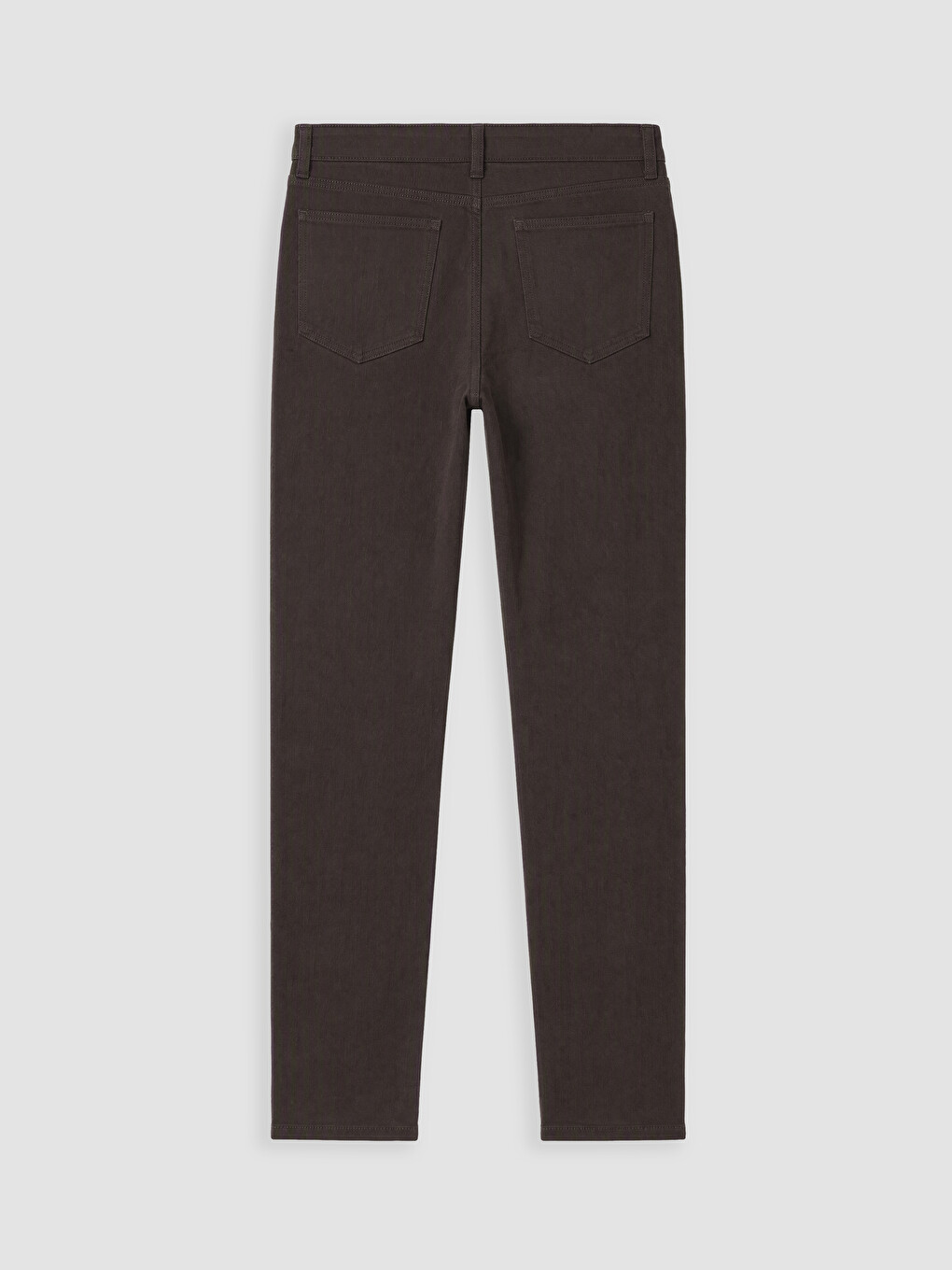 Kahverengi Slim Fit Gabardin Erkek Chino Pantolon-6