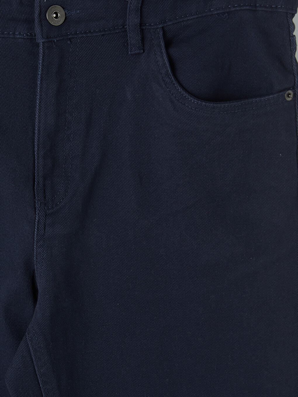 Lacivert Slim Fit Gabardin Erkek Chino Pantolon-4