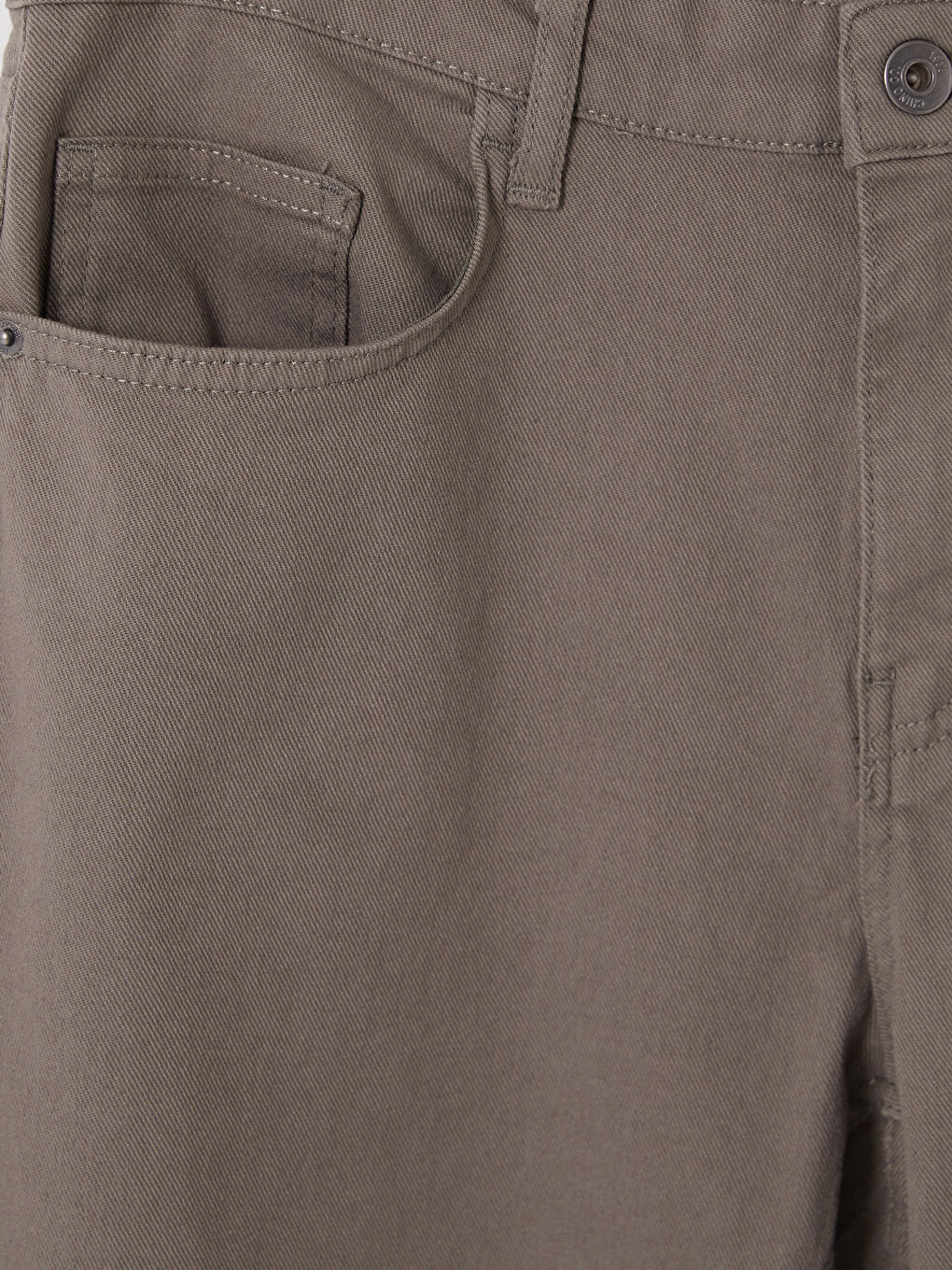 Haki Slim Fit Erkek Chino Pantolon-5