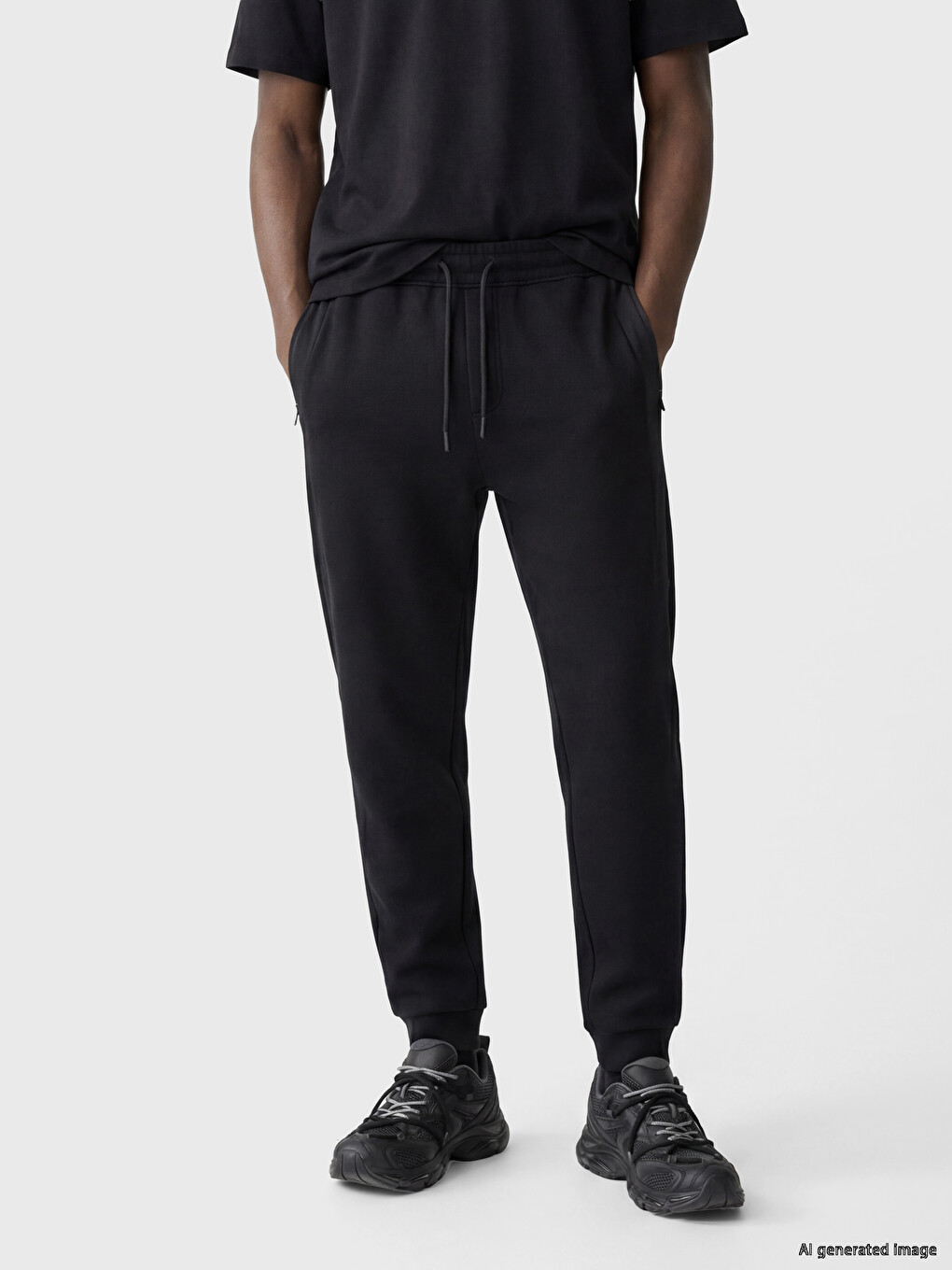Man Black Sweatpants