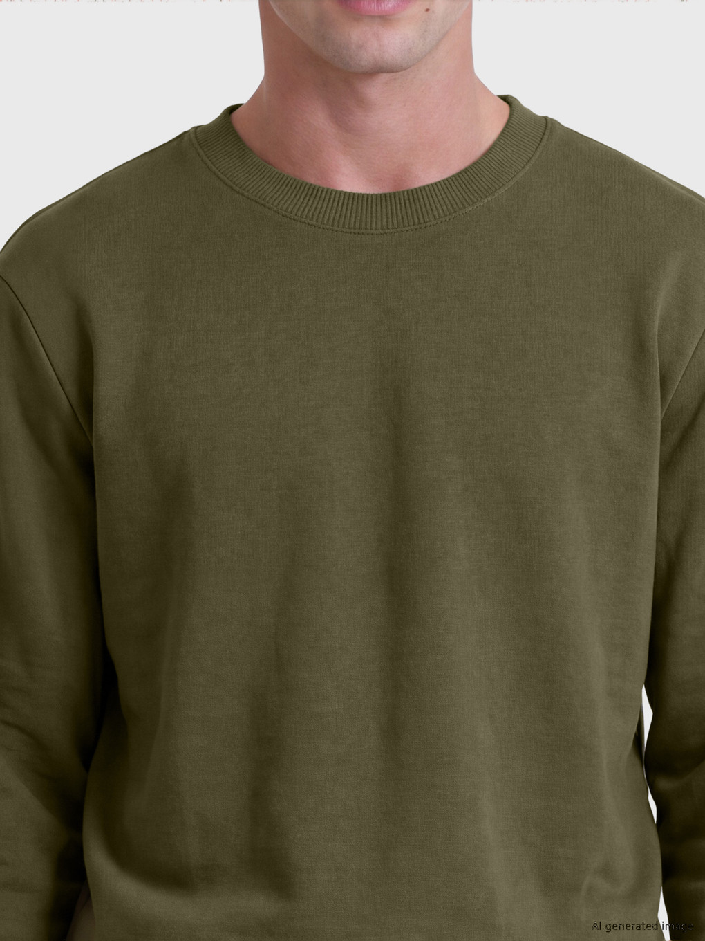 Crew Neck Men's Sweatshirt-2