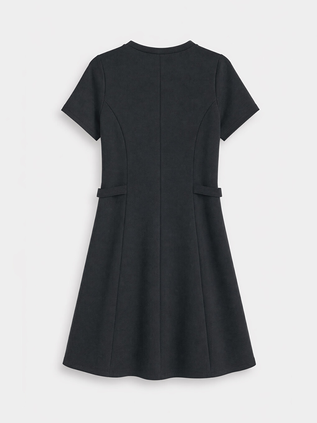 Rochie Mini Cu Detaliu De Curea Decorativă-4