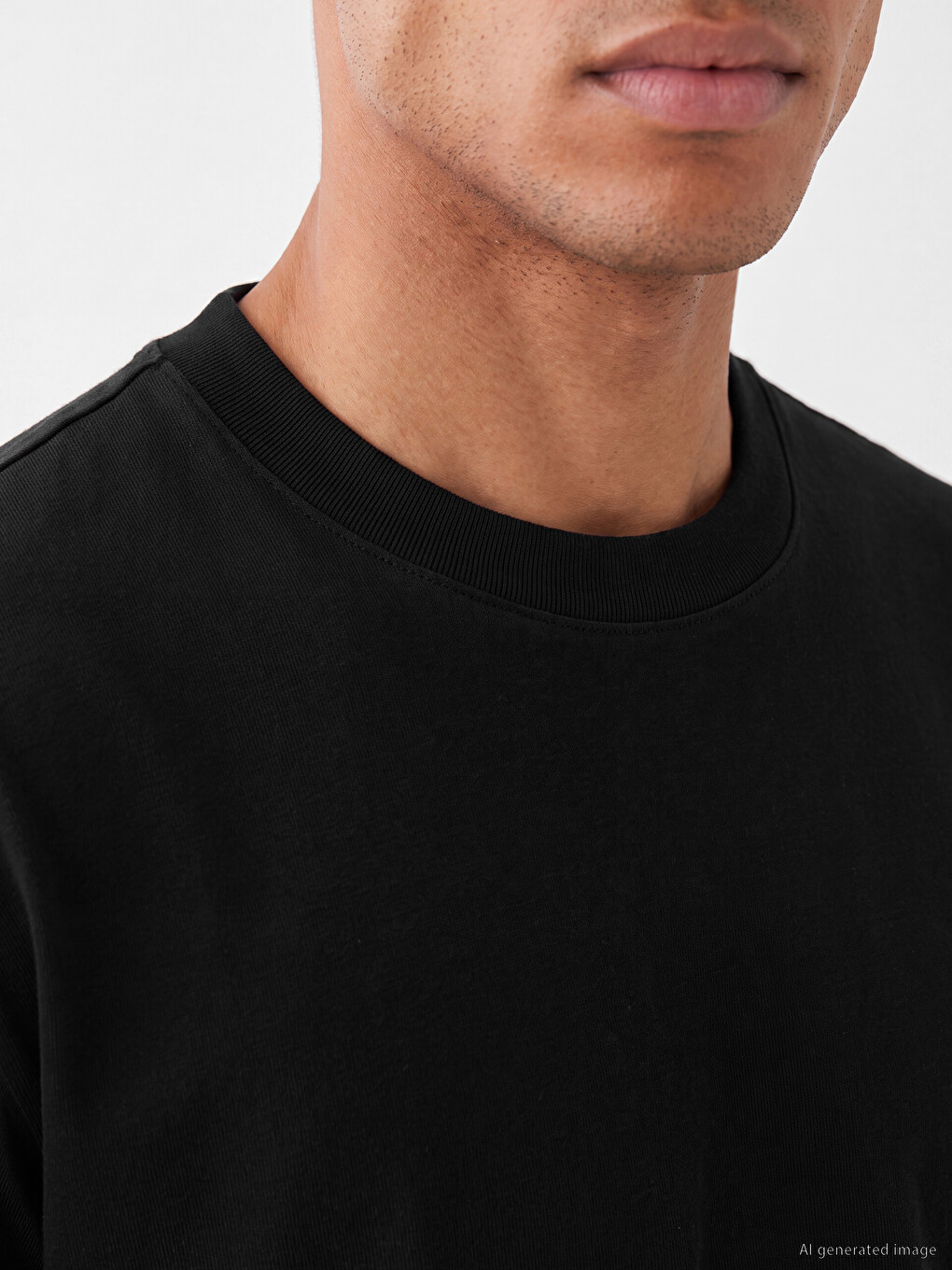 Crew Neck Jersey Men's T-shirt-2