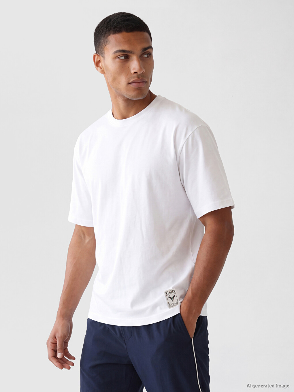 Crew Neck Jersey Men's T-shirt