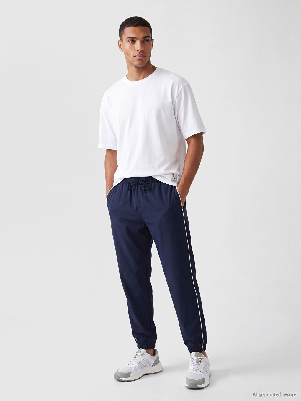 Crew Neck Jersey Men's T-shirt-1