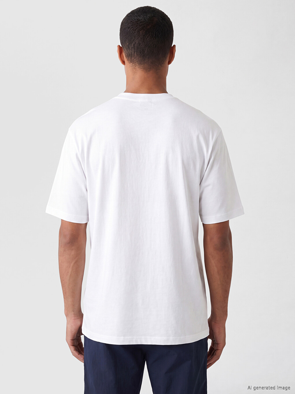 Crew Neck Jersey Men's T-shirt-3