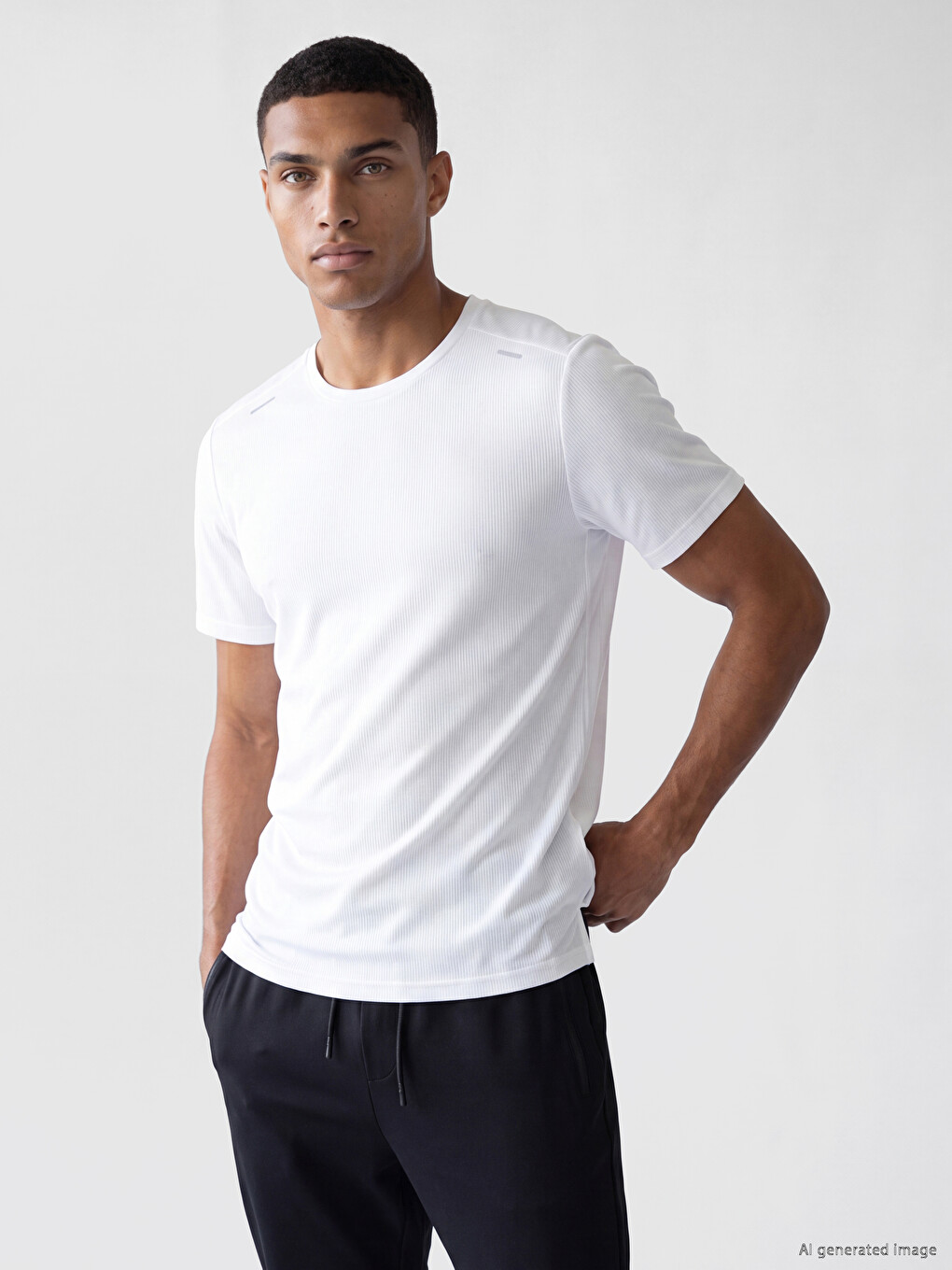 T-shirt De Sport Pour Homme À Col Rond