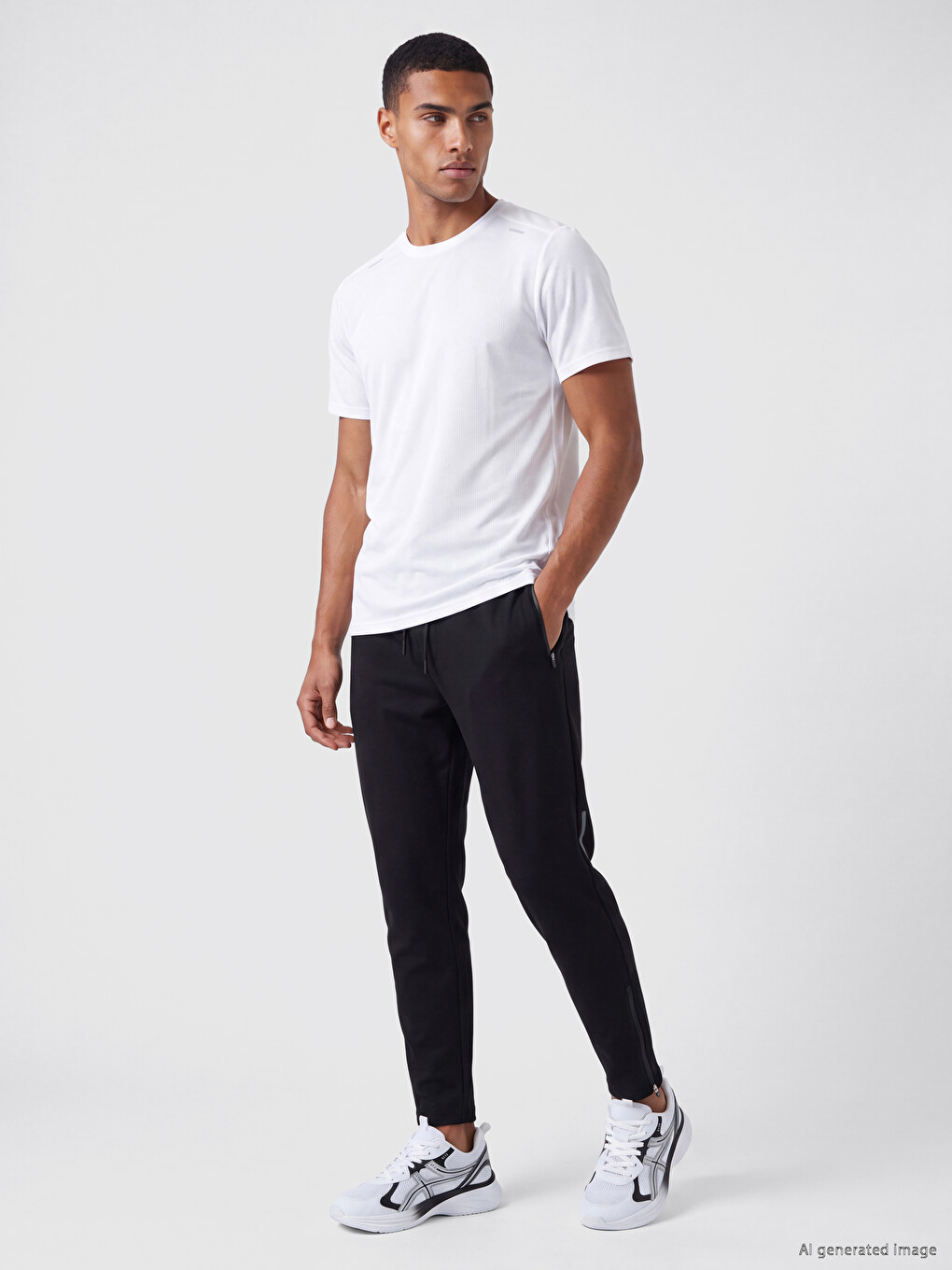 T-shirt De Sport Pour Homme À Col Rond-1