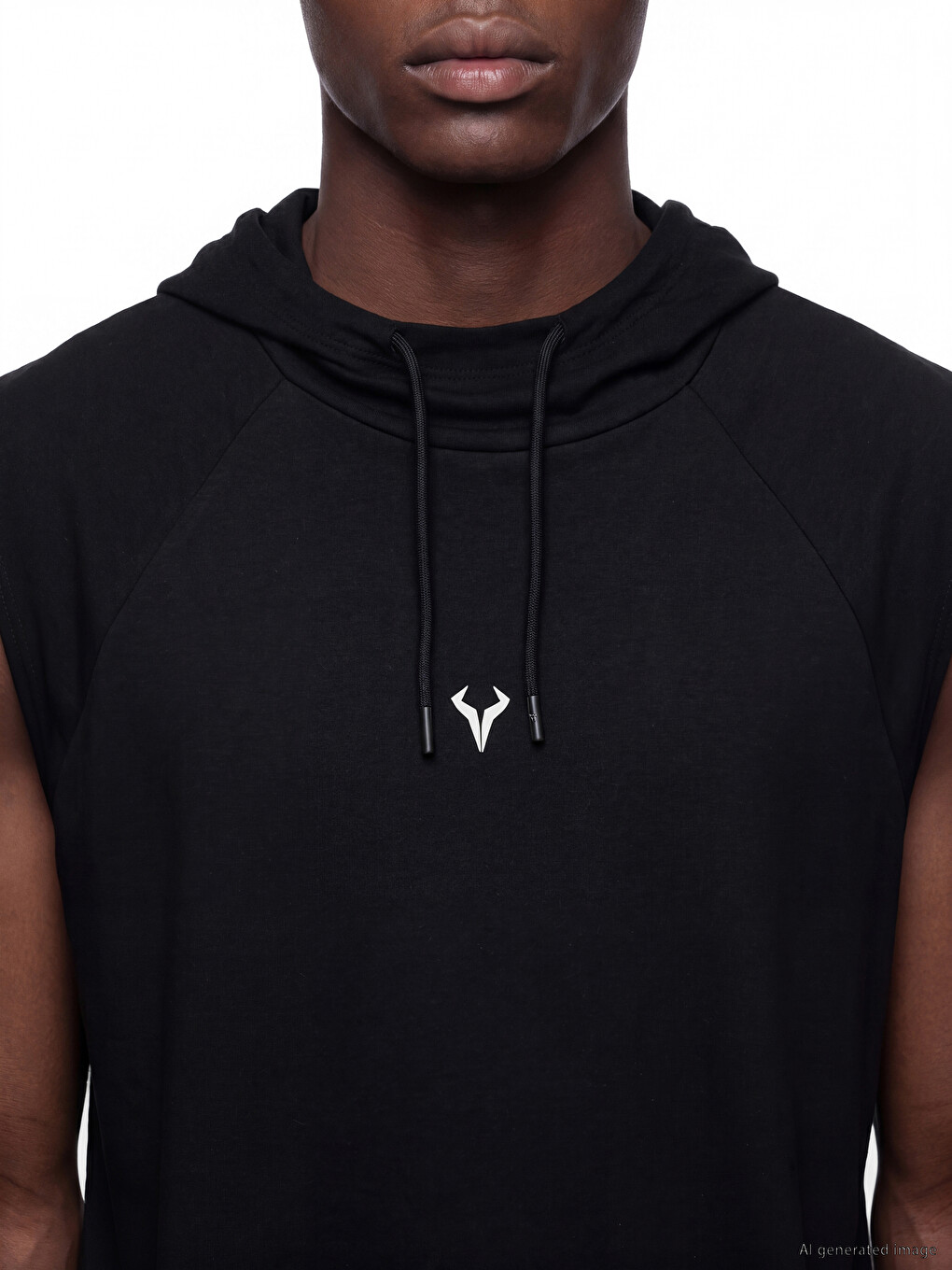 Hooded Men's Athletic Tank Top-2