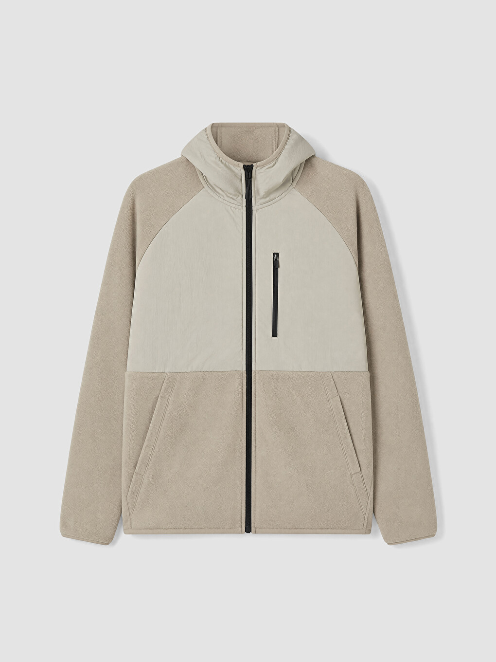 Hooded Men's Polar Zip-up Sweatshirt-4