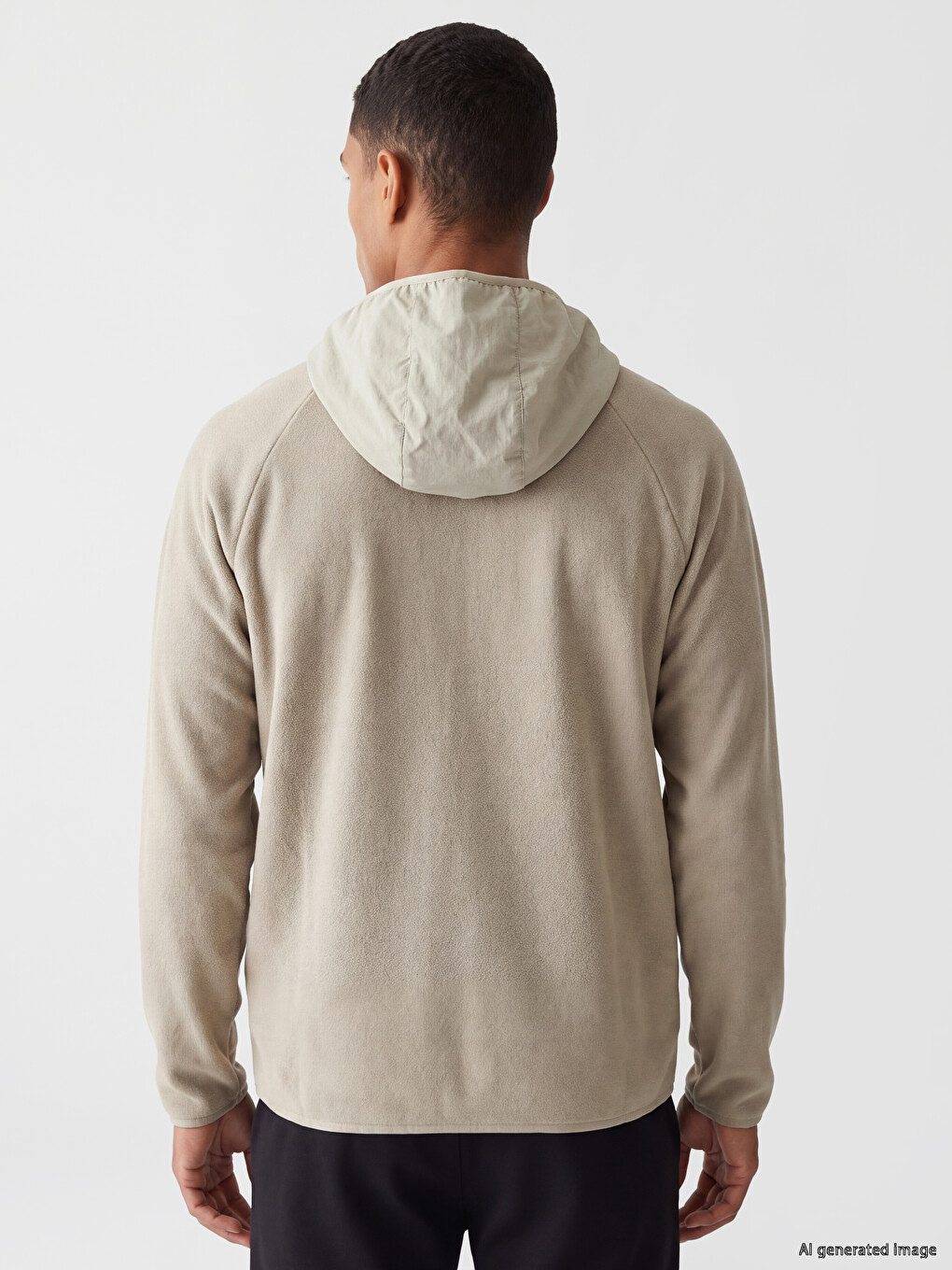 Hooded Men's Polar Zip-up Sweatshirt-3