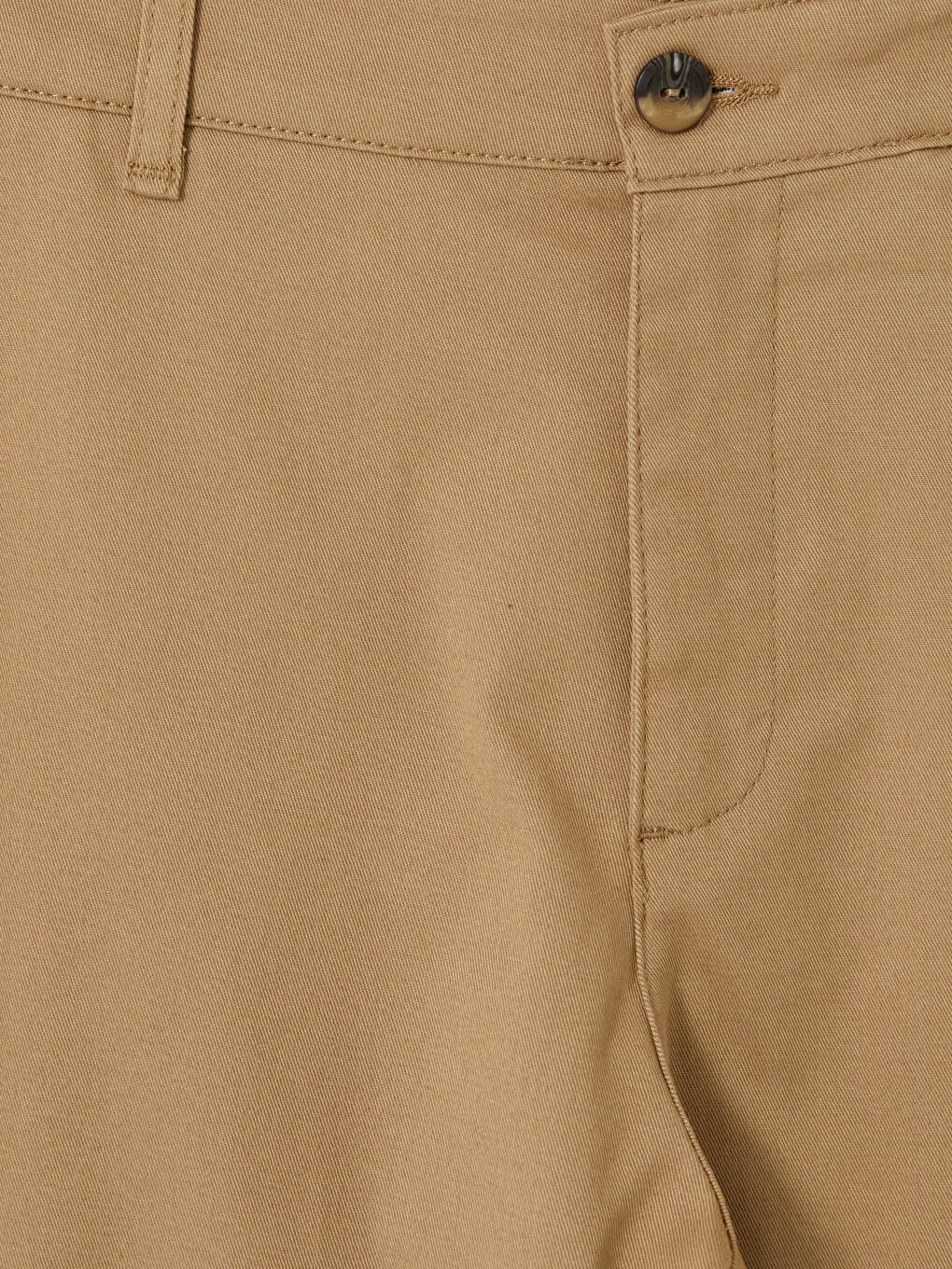 Bej Regular Fit Gabardin Erkek Chino Pantolon-2