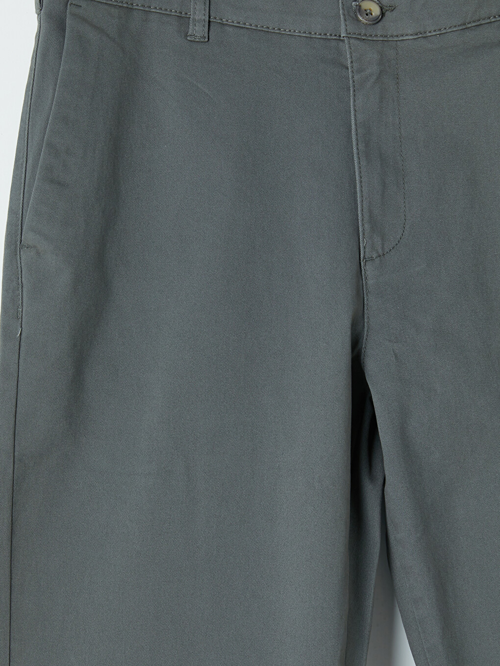 Regular Fit Gabardin Erkek Chino Pantolon-5