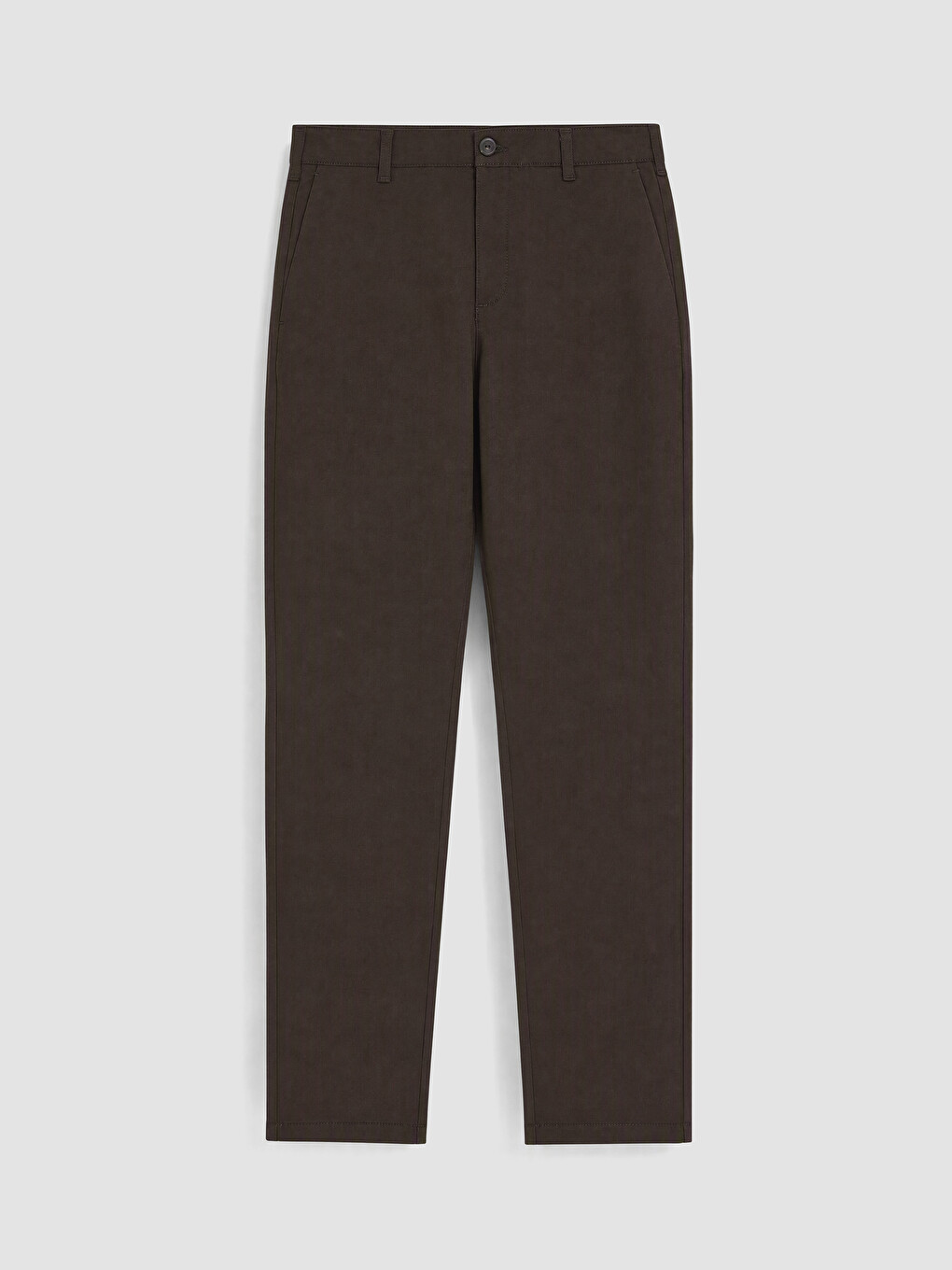 Kahverengi Regular Fit Gabardin Erkek Chino Pantolon