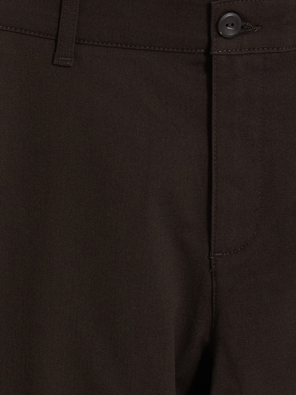 Kahverengi Regular Fit Gabardin Erkek Chino Pantolon-1