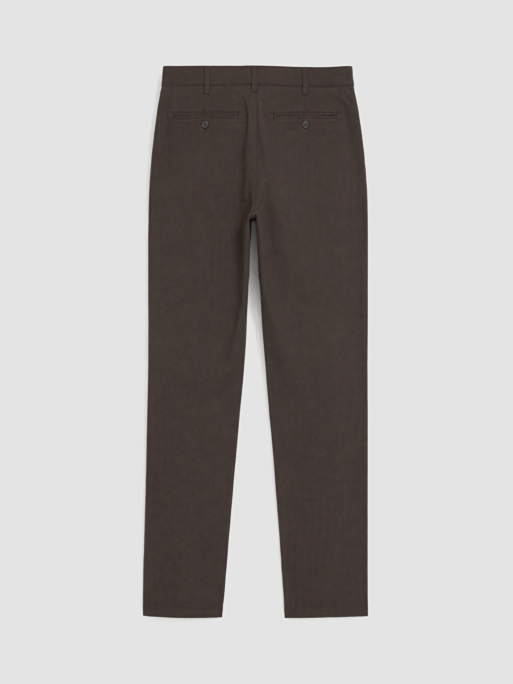 Kahverengi Regular Fit Gabardin Erkek Chino Pantolon-2