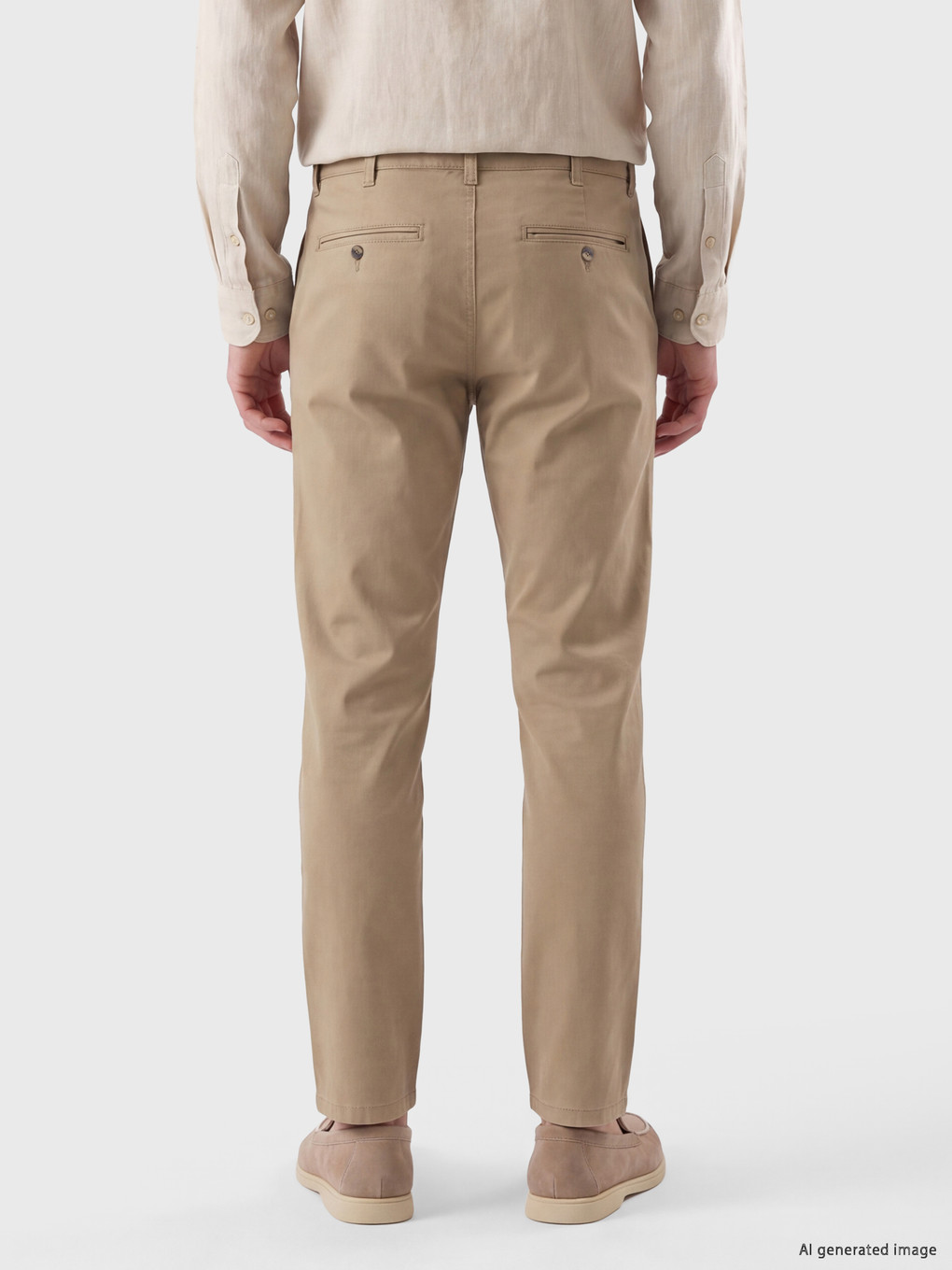 Regular Fit Erkek Chino Pantolon-3