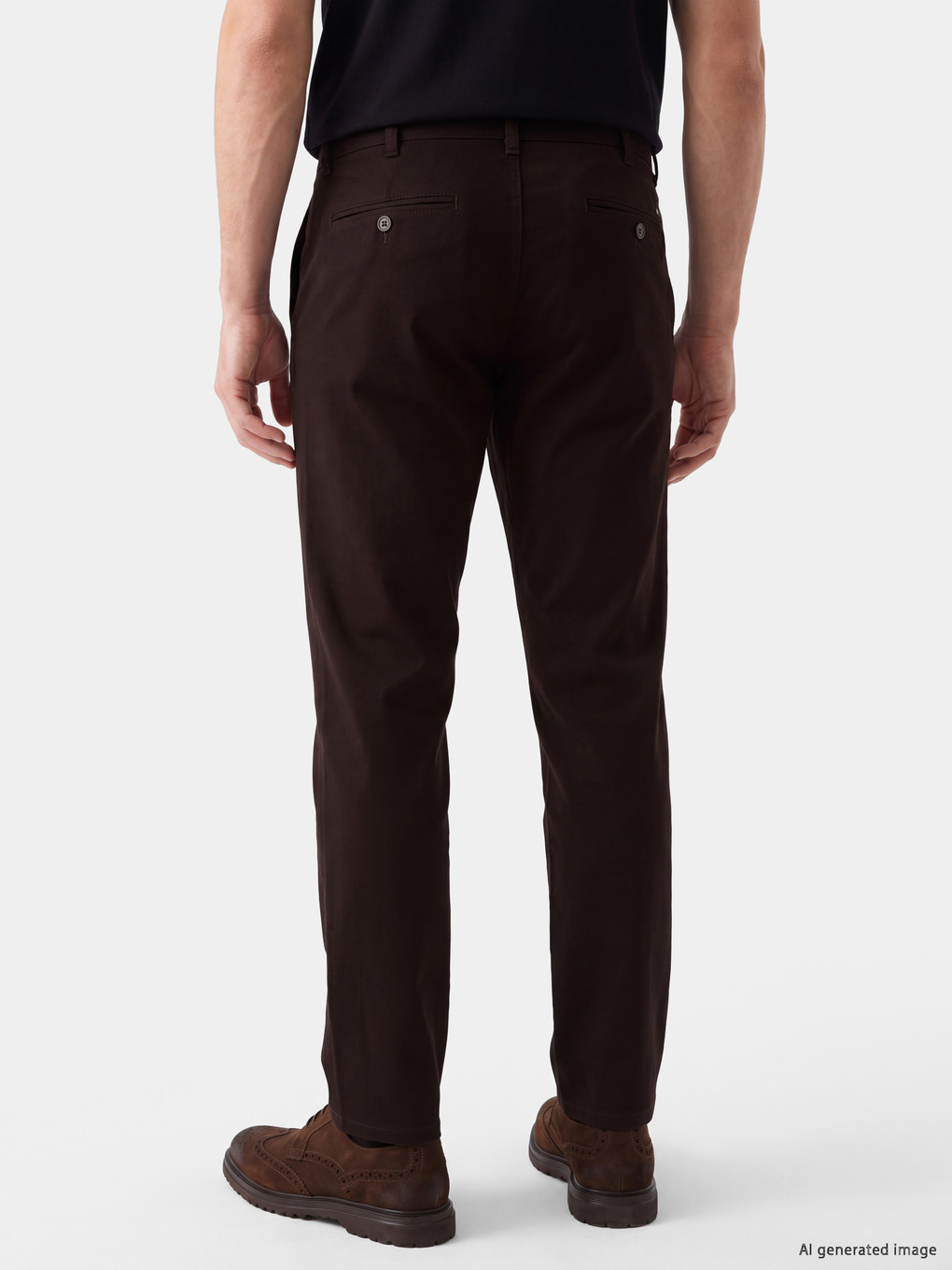 Regular Fit Men's Chino Trousers-3