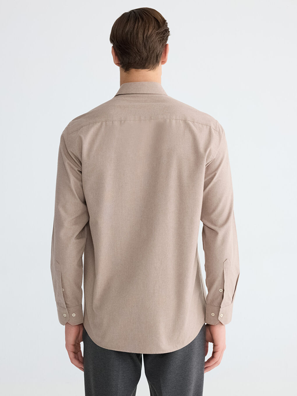 Bej Regular Fit Erkek Gömlek	-3