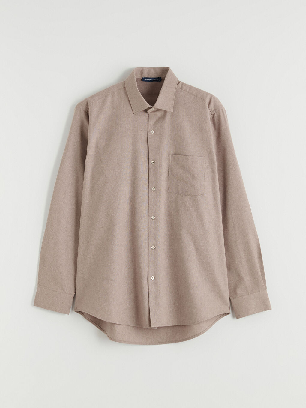 Bej Regular Fit Erkek Gömlek	-4