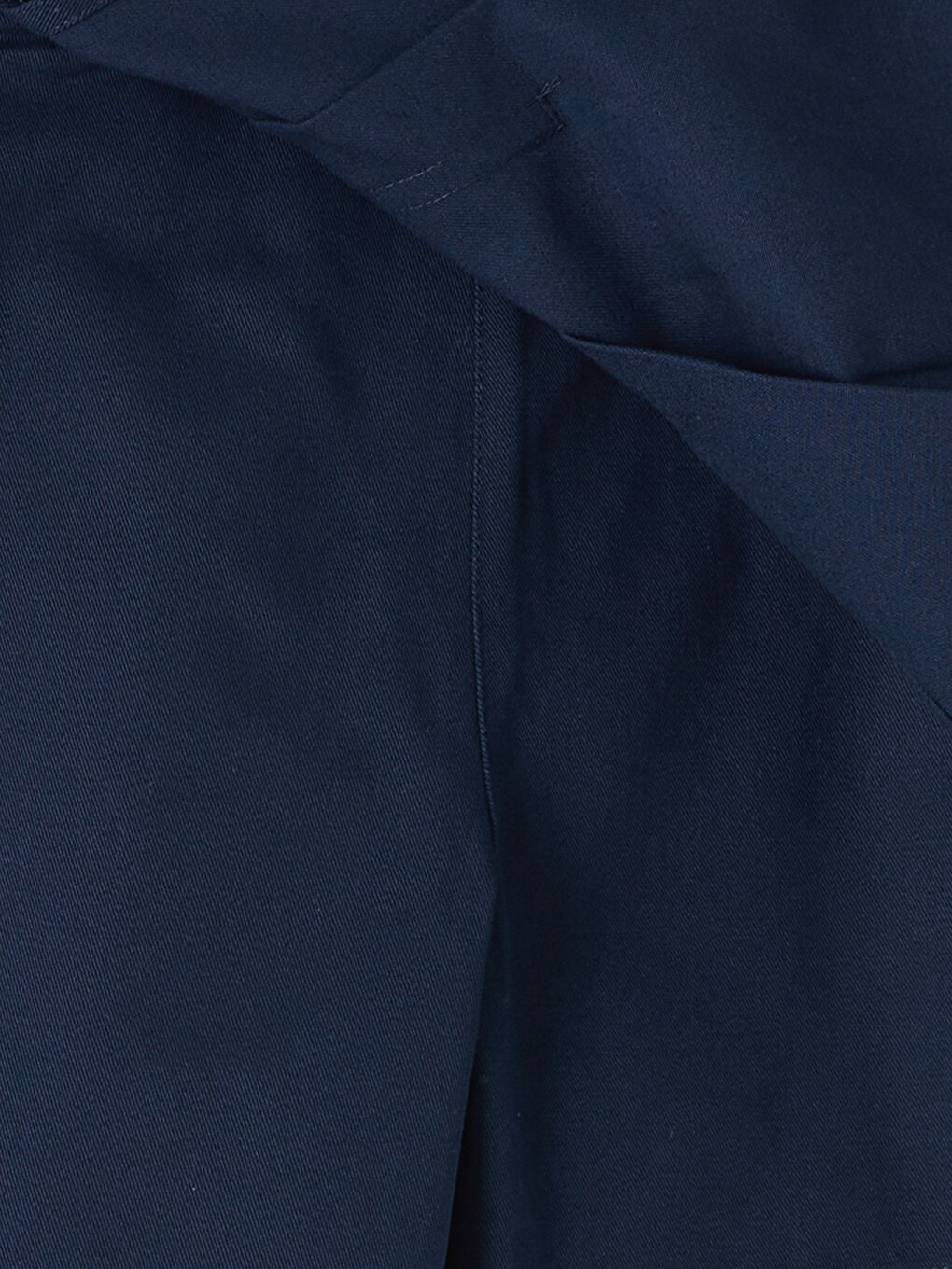 Lacivert Kız Çocuk Pileli Gabardin Etek-3