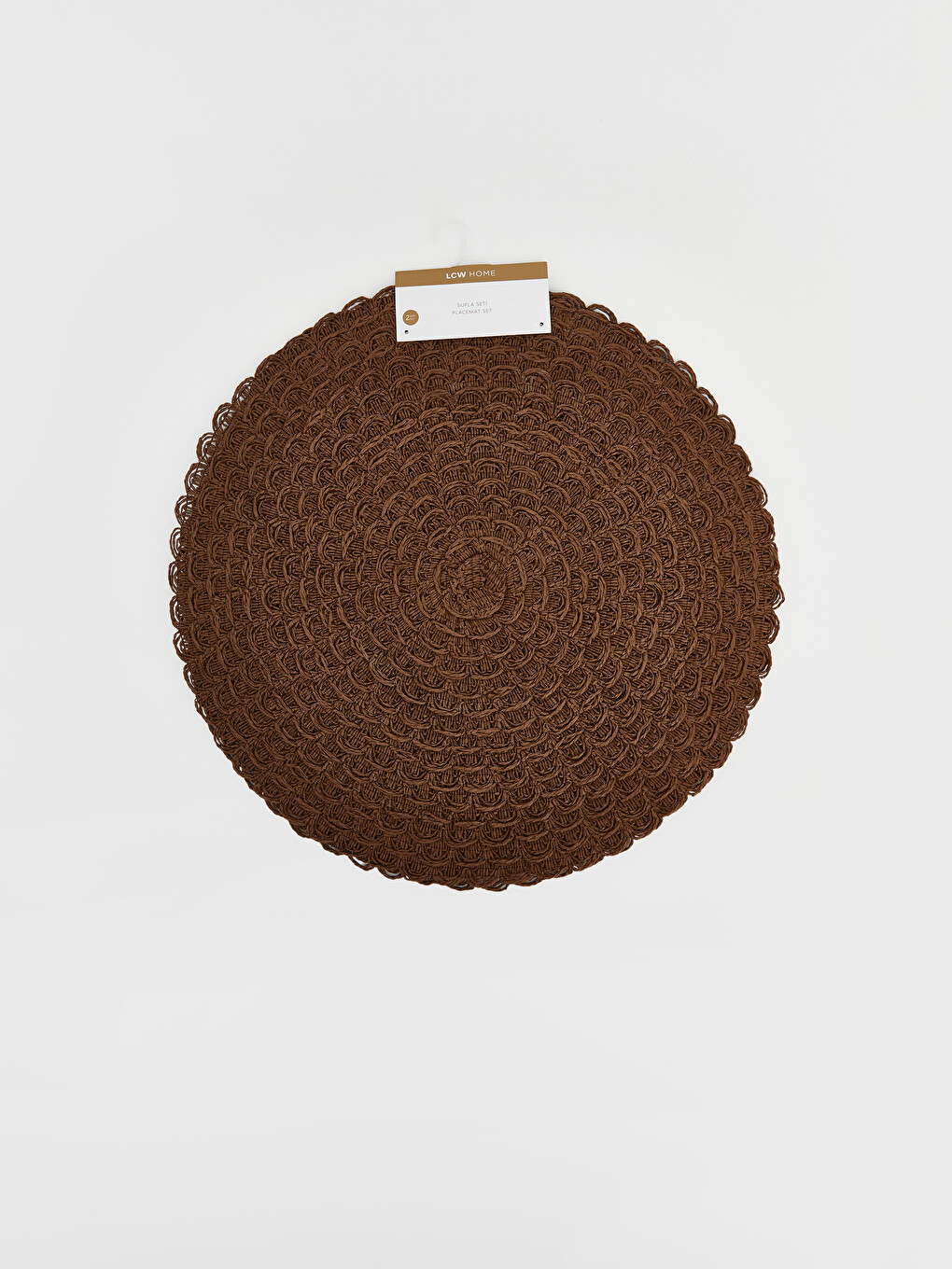 Woven Patterned Underplate 2 Pack 38 Cm-2