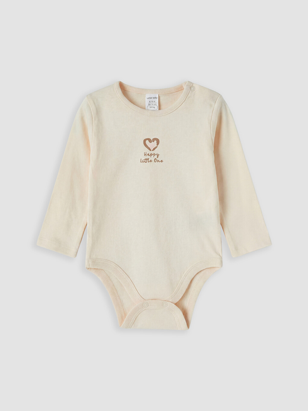 Bisiklet Yaka Baskılı Kız Bebek 3'lü Çıtçıtlı Body-1