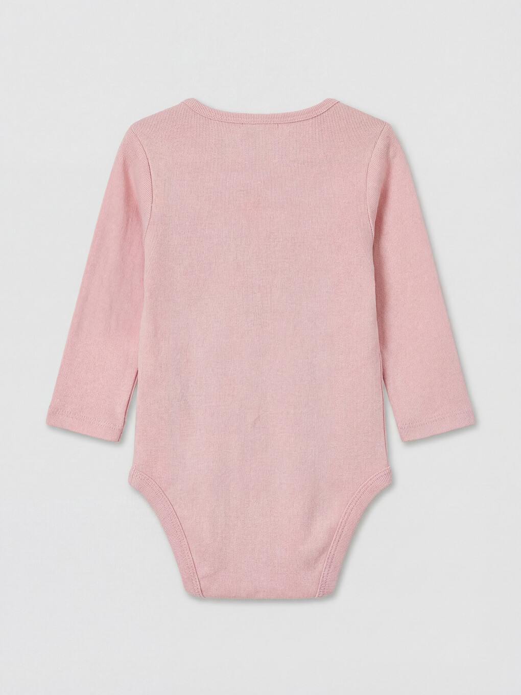 Pembe Bisiklet Yaka Baskılı Kız Bebek Çıtçıtlı Body-1