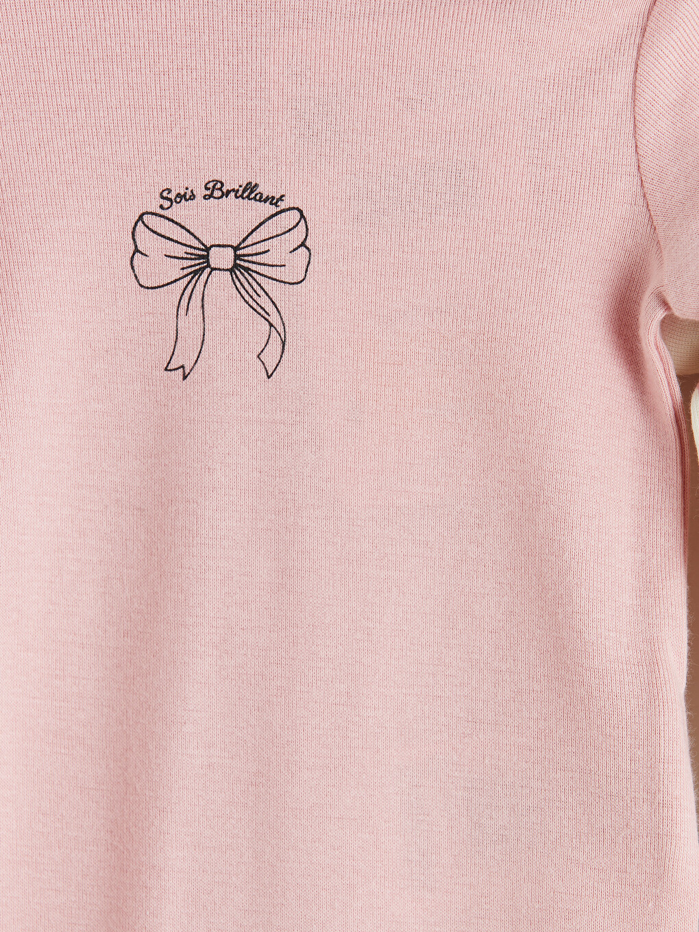 Pembe Bisiklet Yaka Baskılı Kız Bebek Çıtçıtlı Body-2