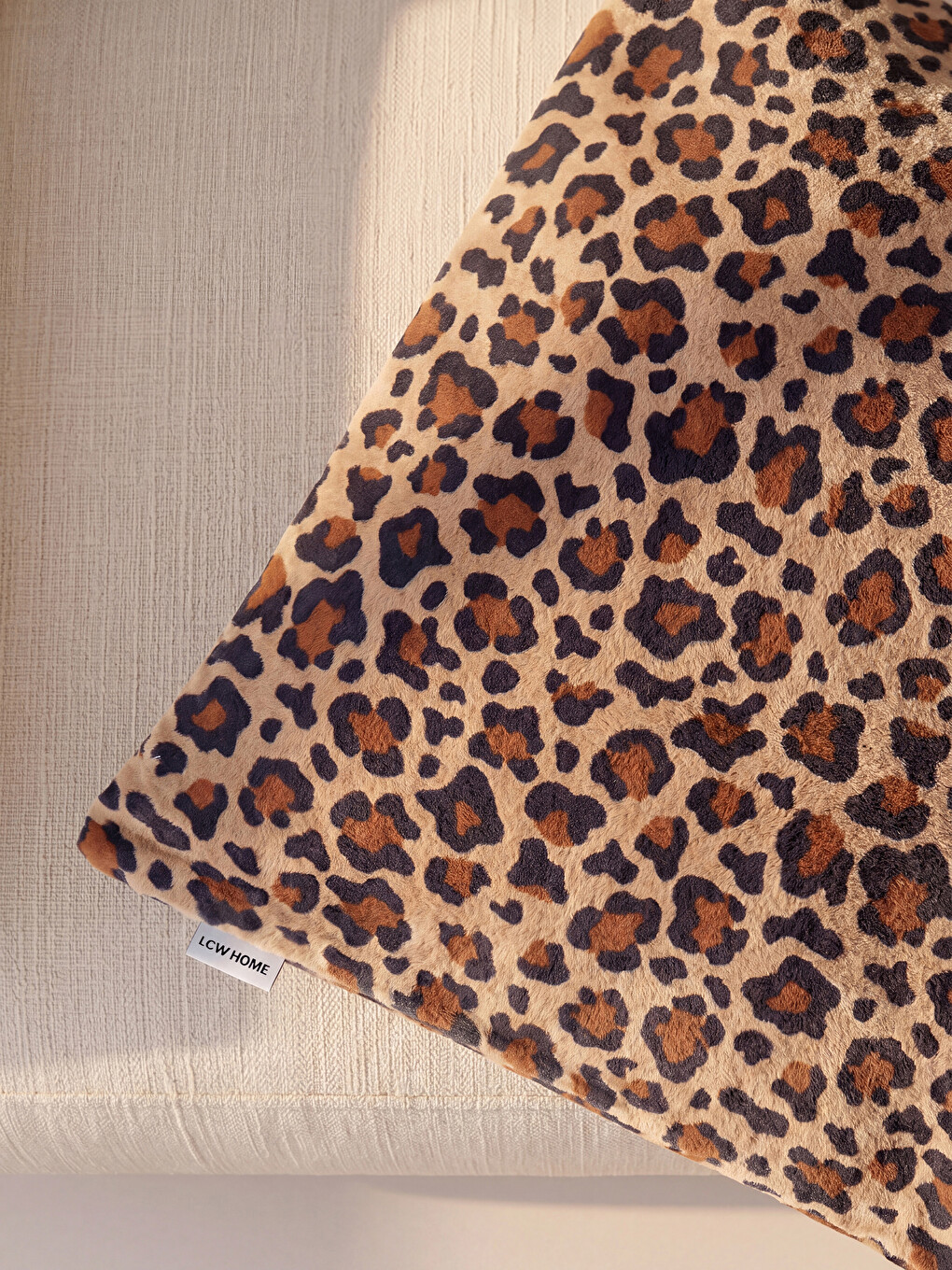 Leopard Print Cushion Case 45x45 Cm-1