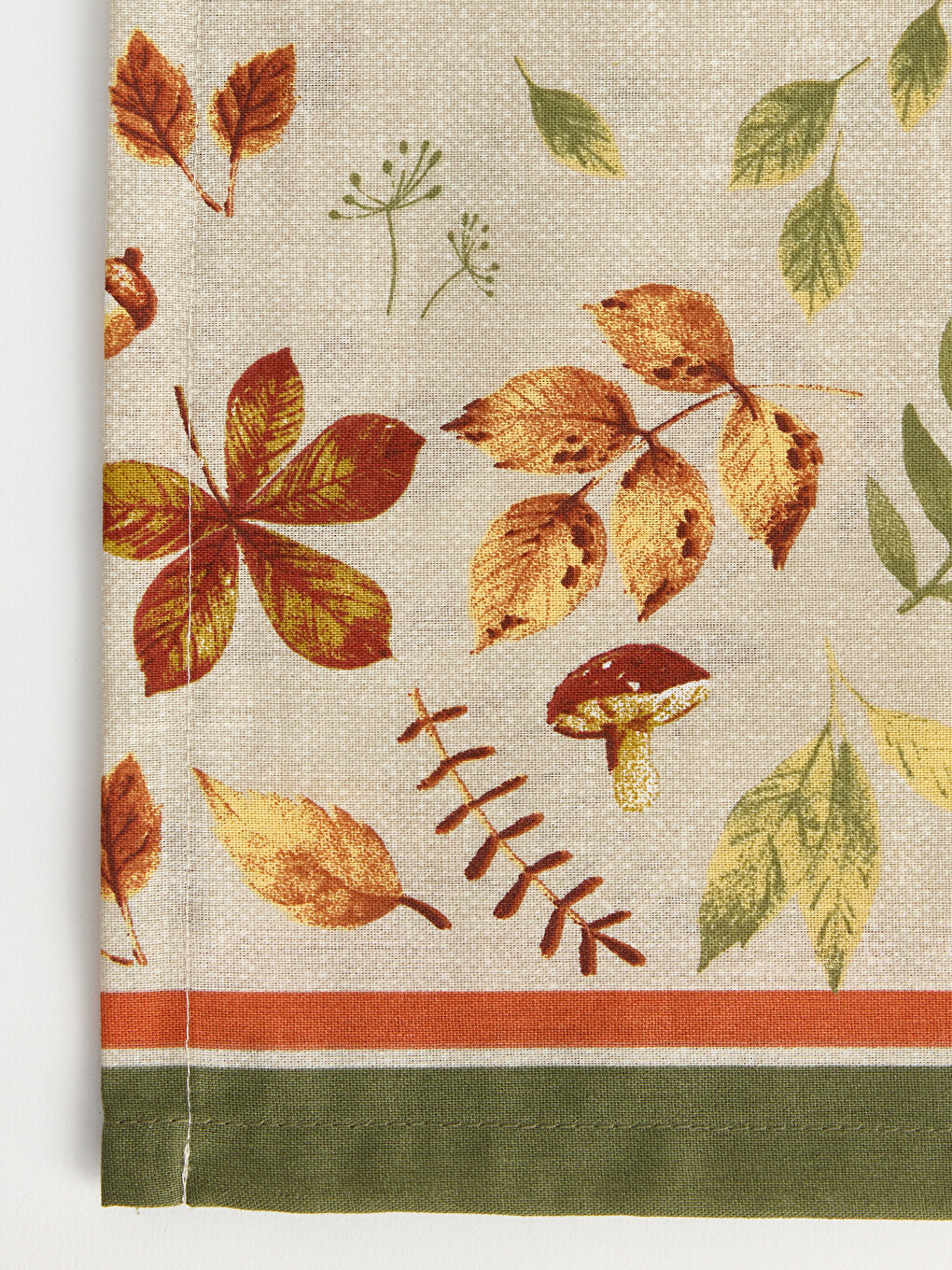 Autumn Themed Tablecloth 150x220 Cm-2