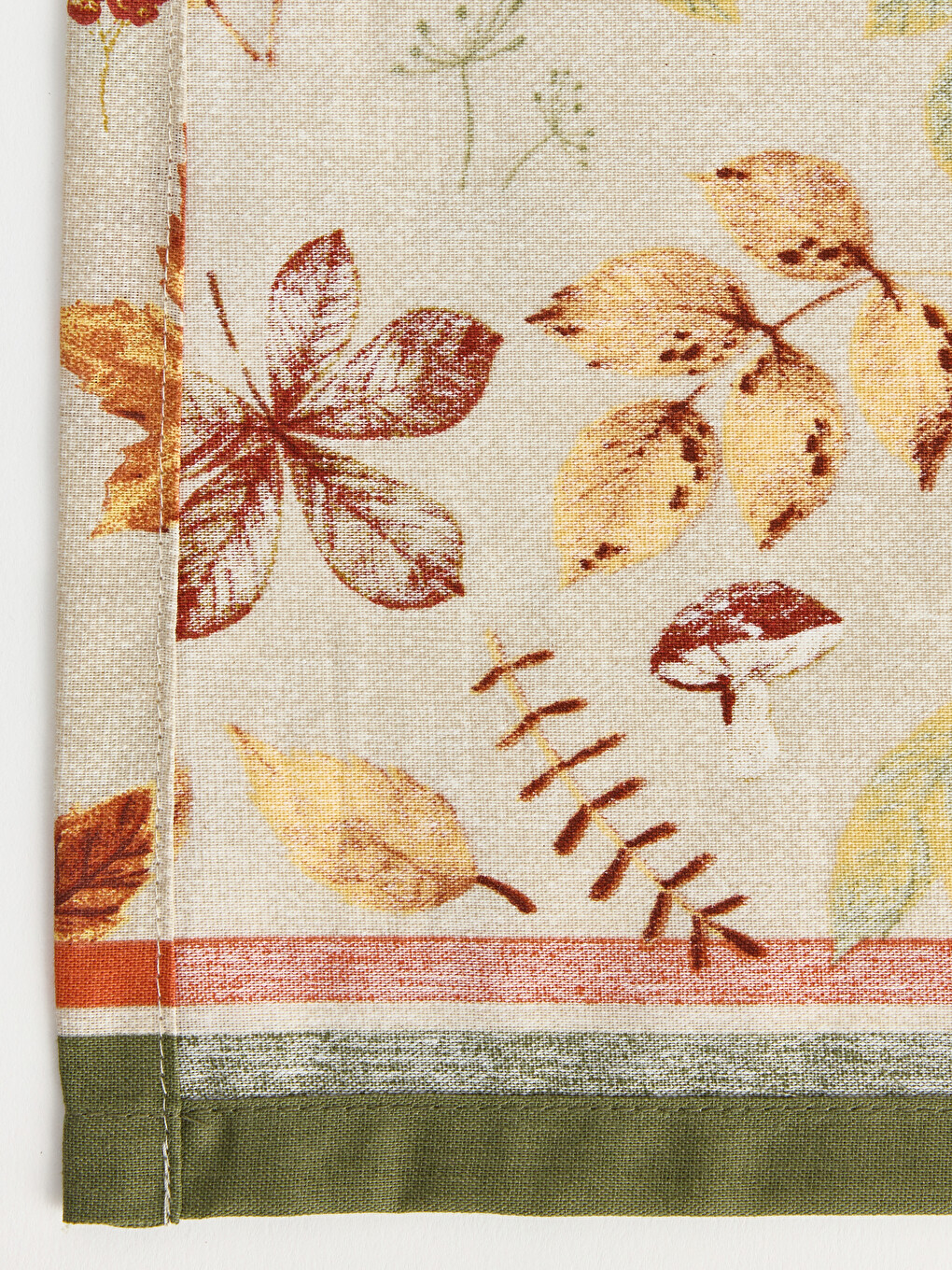 Autumn Themed Tablecloth 150x220 Cm-3