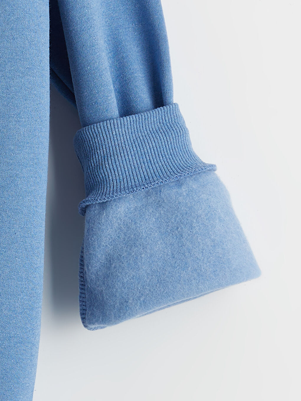 Mavi Messi Baskılı Erkek Çocuk Kalın Sweatshirt-2