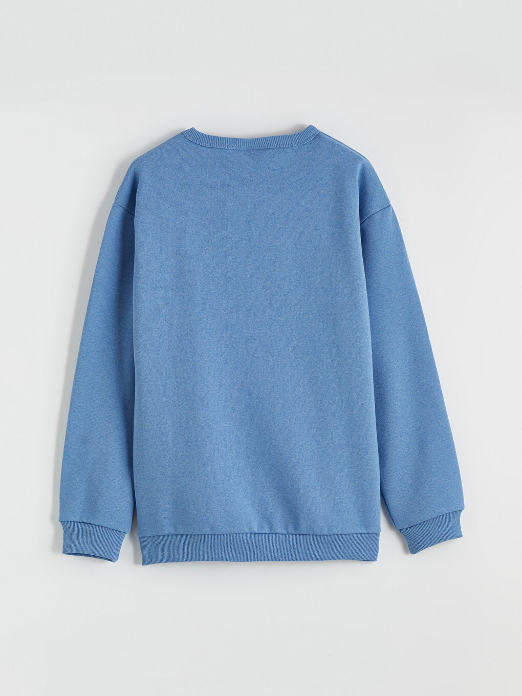 Mavi Messi Baskılı Erkek Çocuk Kalın Sweatshirt-3