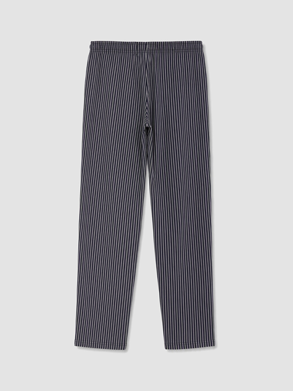 Bej Regular Fit Çizgili Erkek Pijama Takımı-10